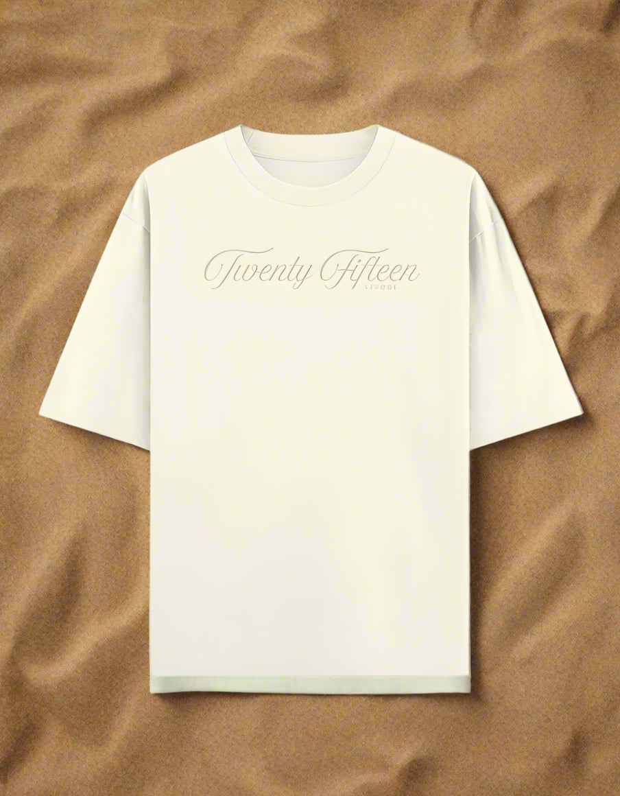 Off White Twenty Fifteen Oversized Printed T-Shirt