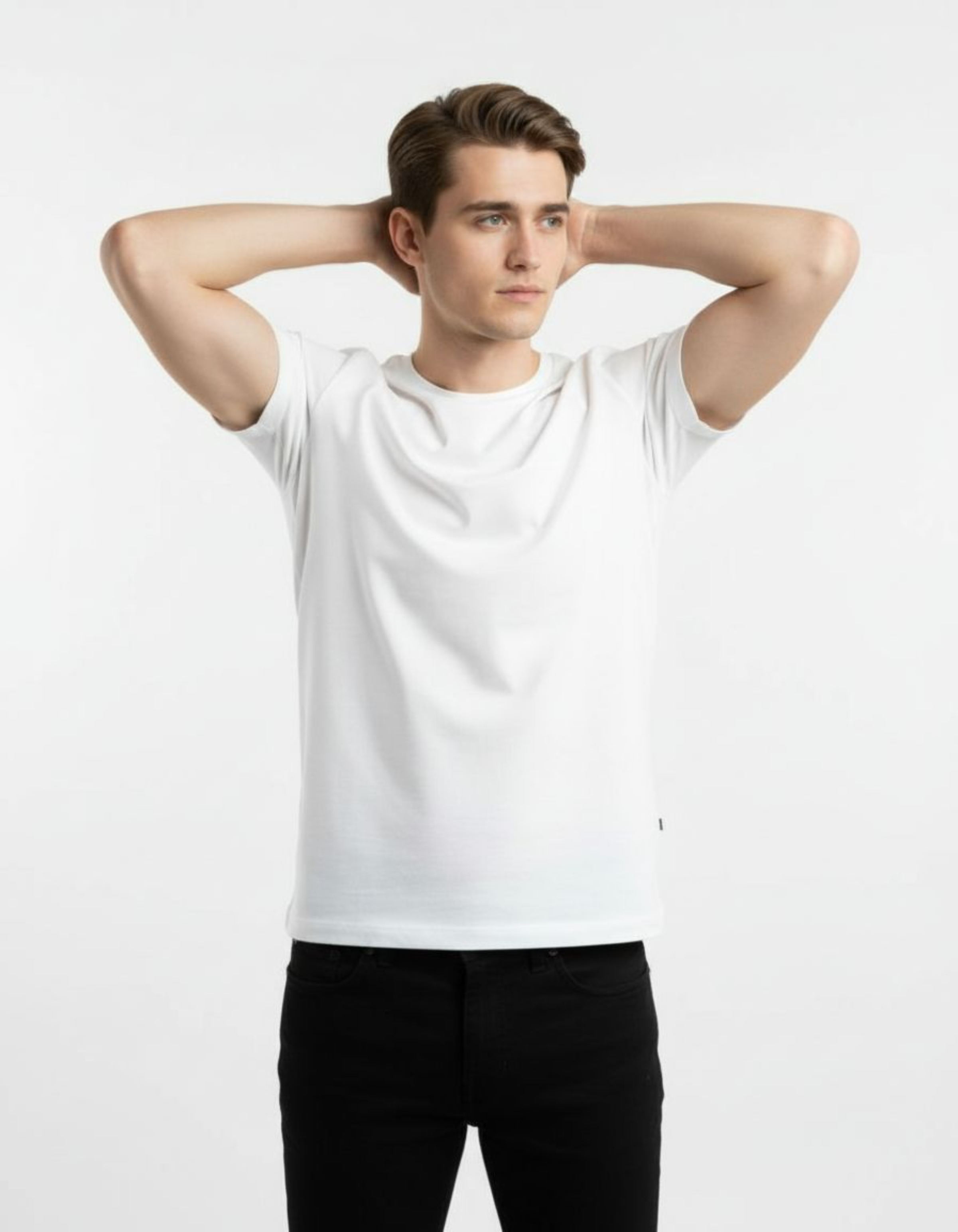Solid White Supima Cotton T-Shirt