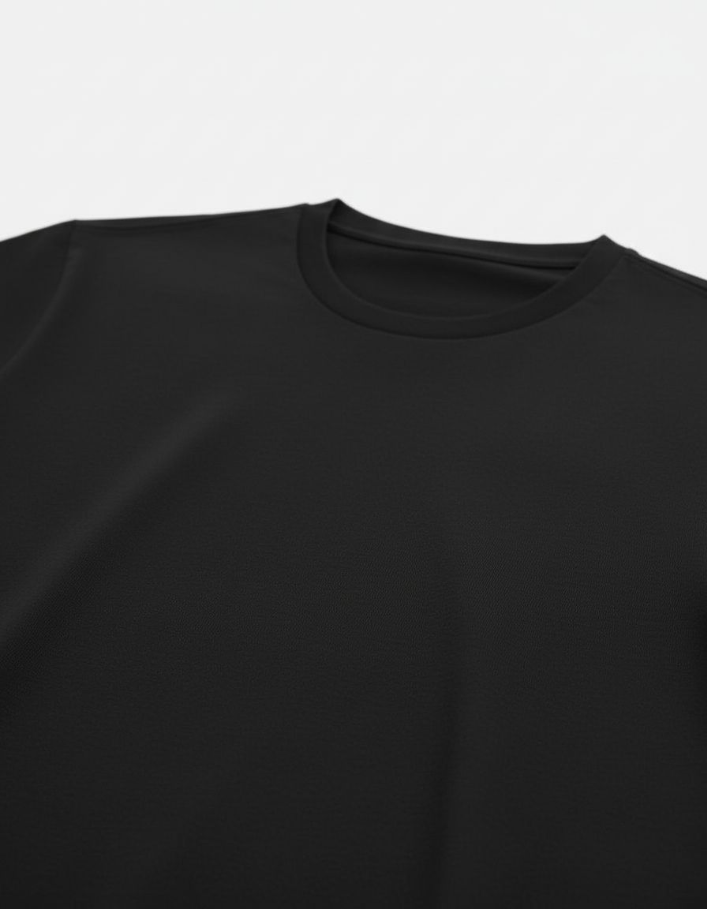 Solid Black Supima Cotton T-Shirt