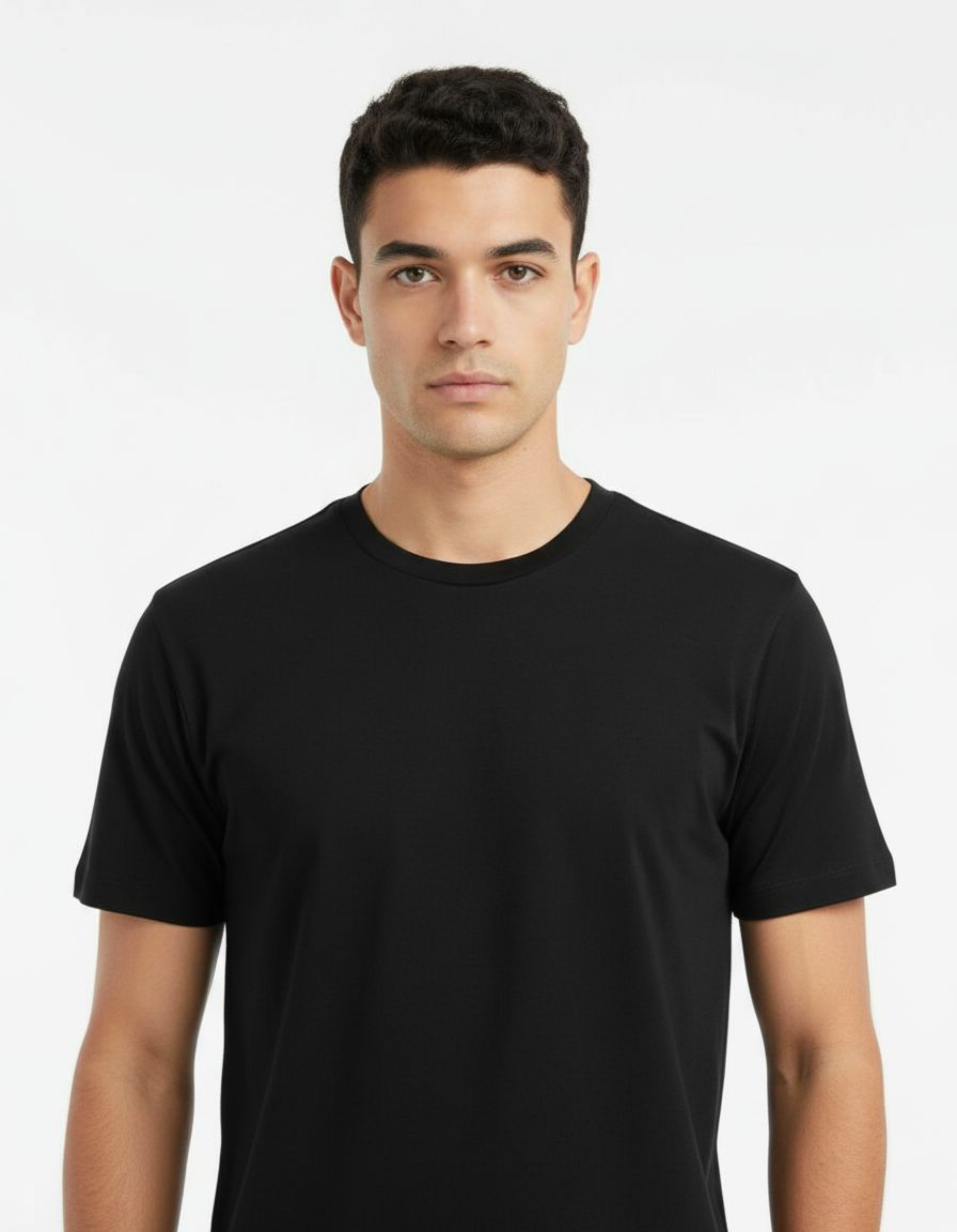 Solid Black Supima Cotton T-Shirt