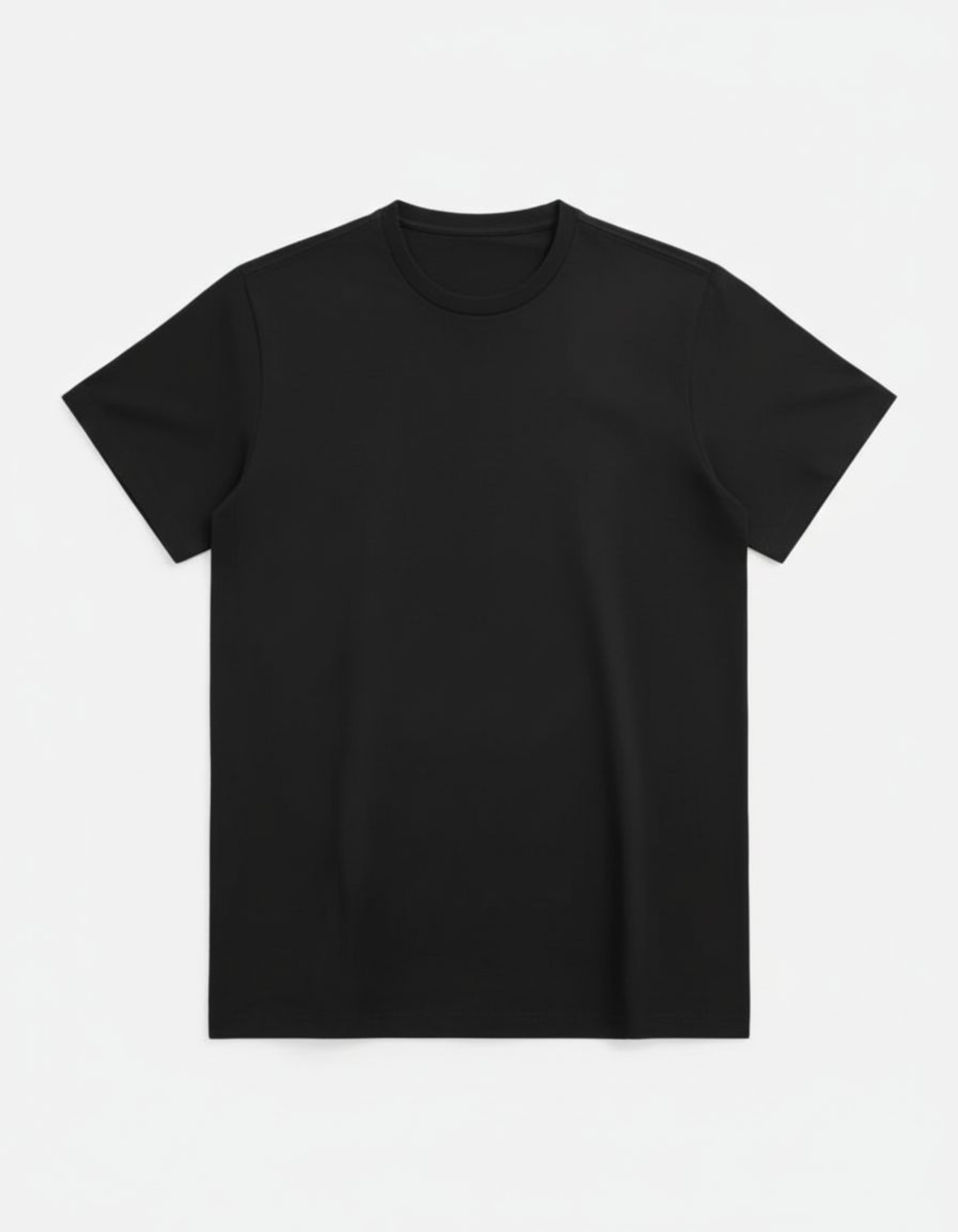 Solid Black Supima Cotton T-Shirt