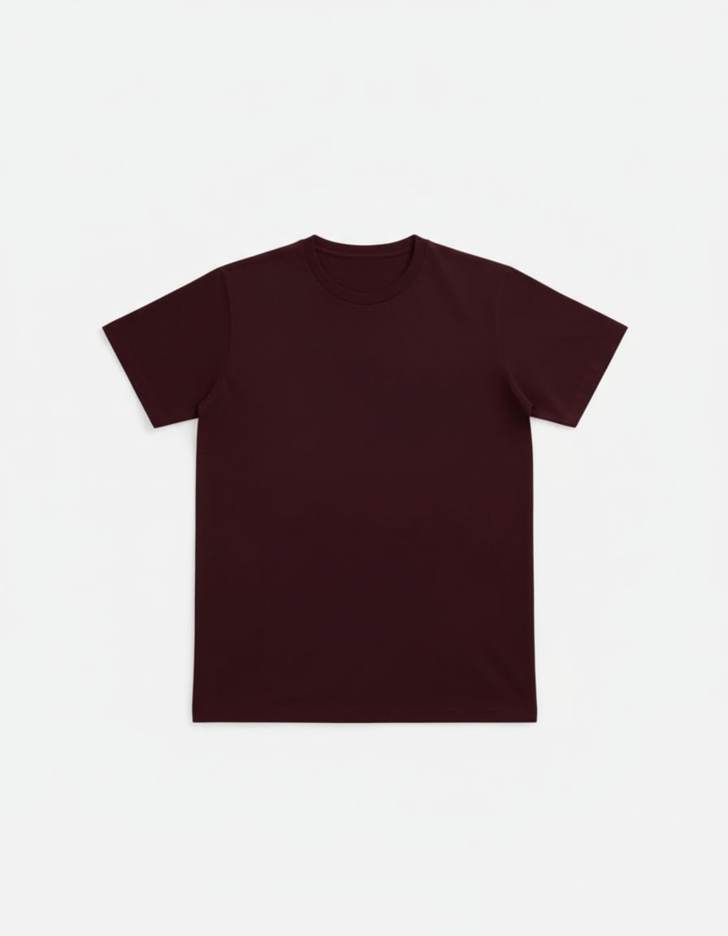 Solid Maroon Supima Cotton T-Shirt