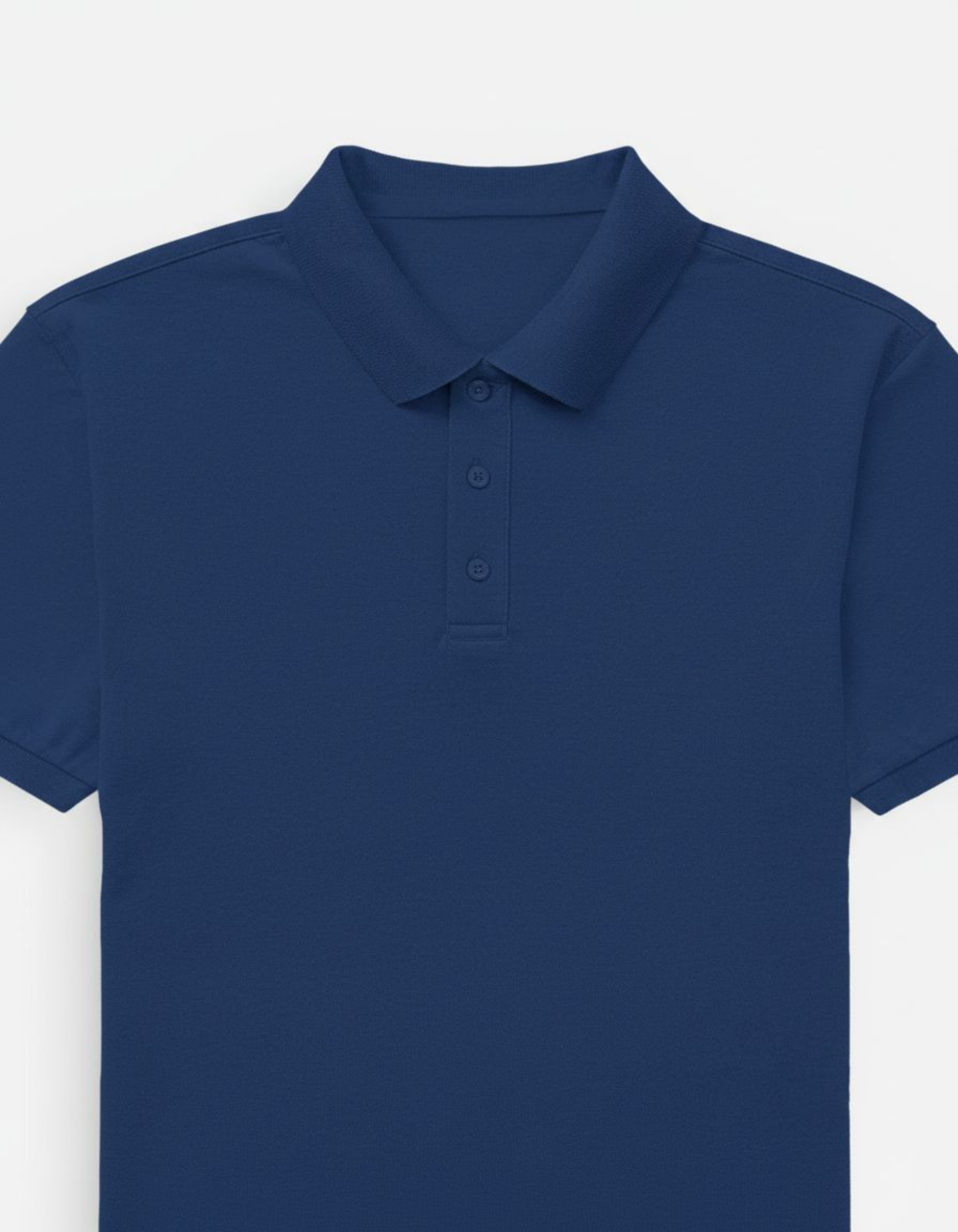 Solid Royal Blue Regular Fit Polo T-Shirt