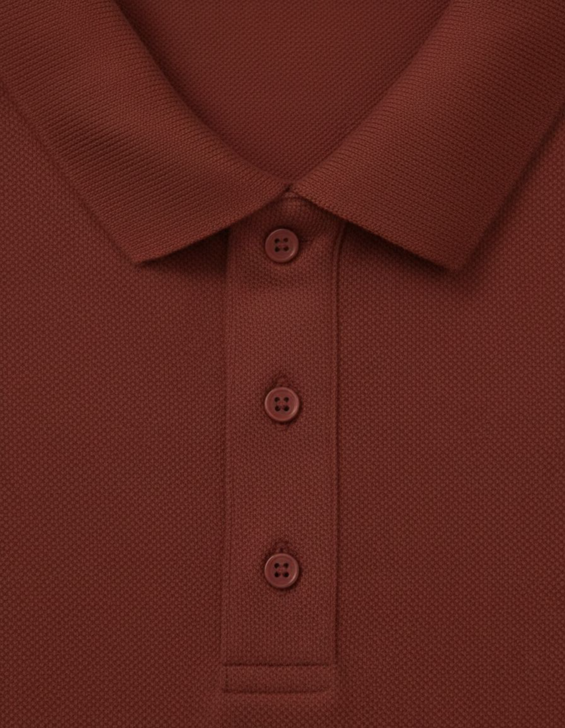 Solid Brick Red Regular Fit Polo T-Shirt