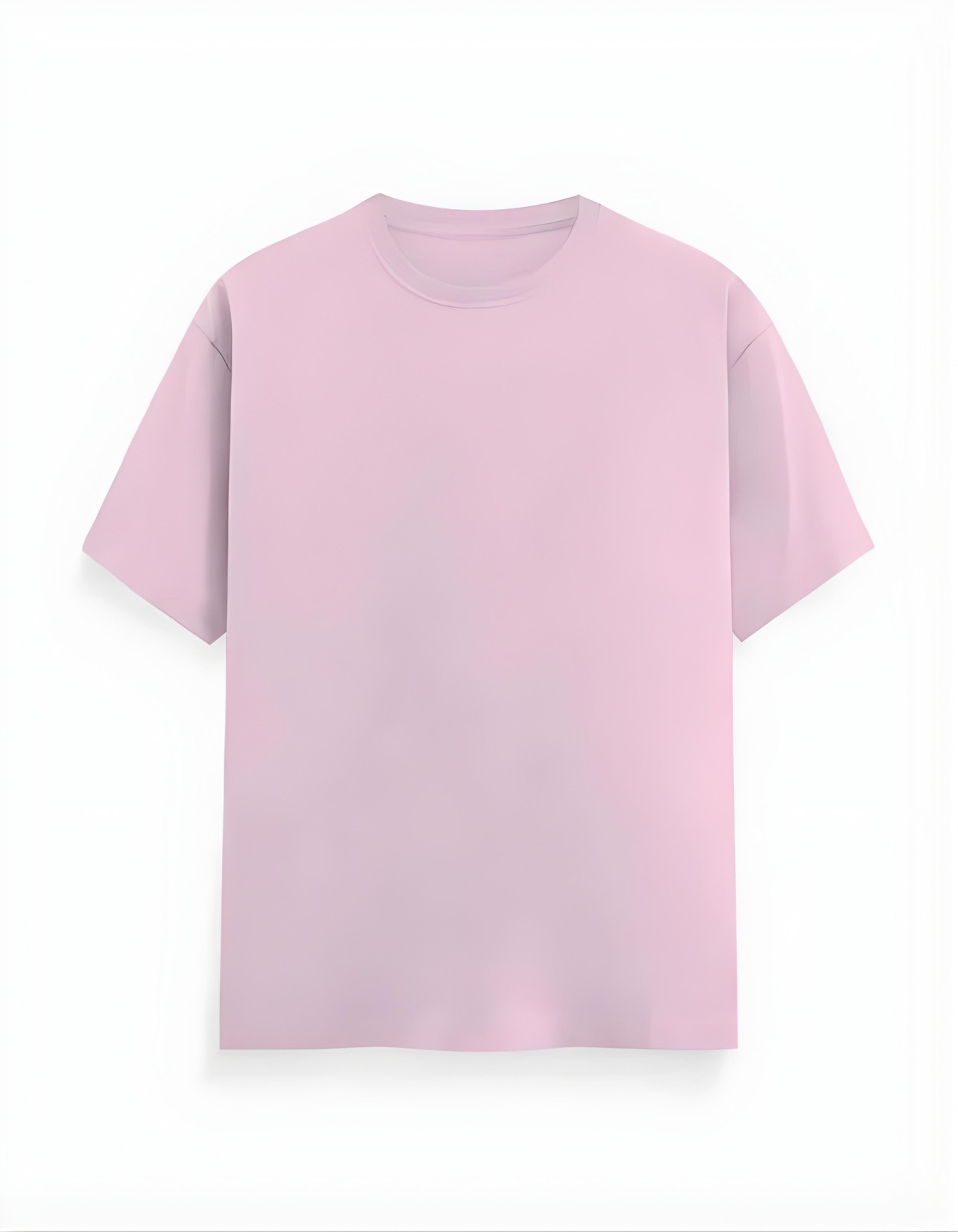 Baby Pink Serpentile Printed T-Shirt