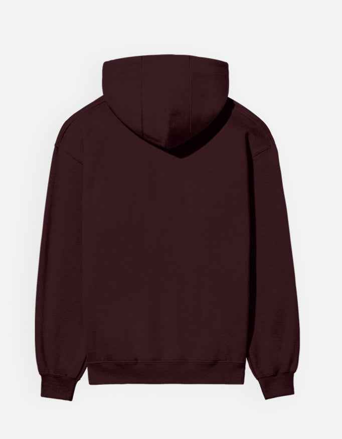 Maroon Evry Thng Z Fyn Typography Hoodie