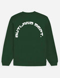 Green Outland Dept. Typography Oversized Sweatshirt
