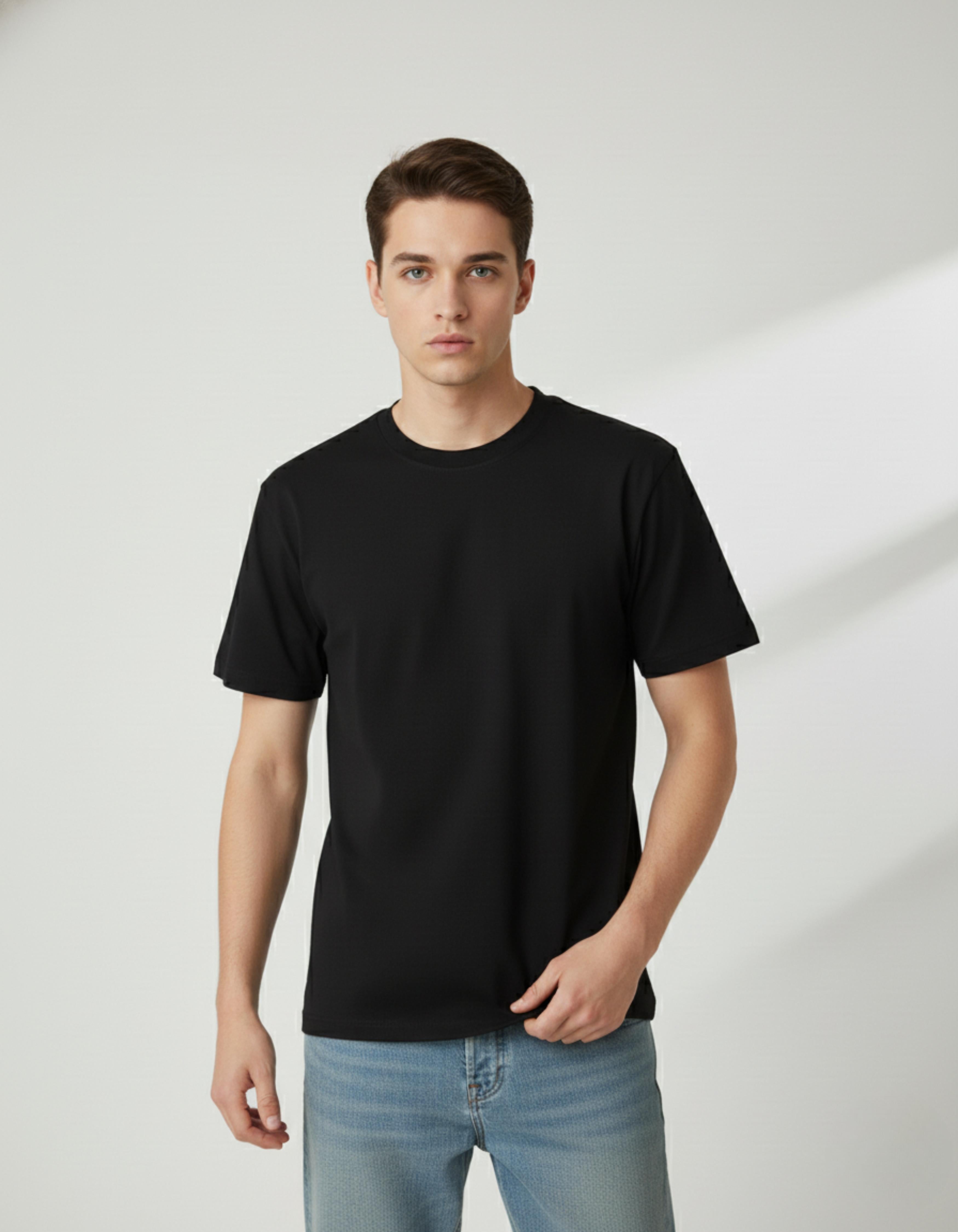 Black Plan Future Typography T-Shirt