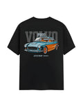 Black Volvo P1800 Printed T-Shirt