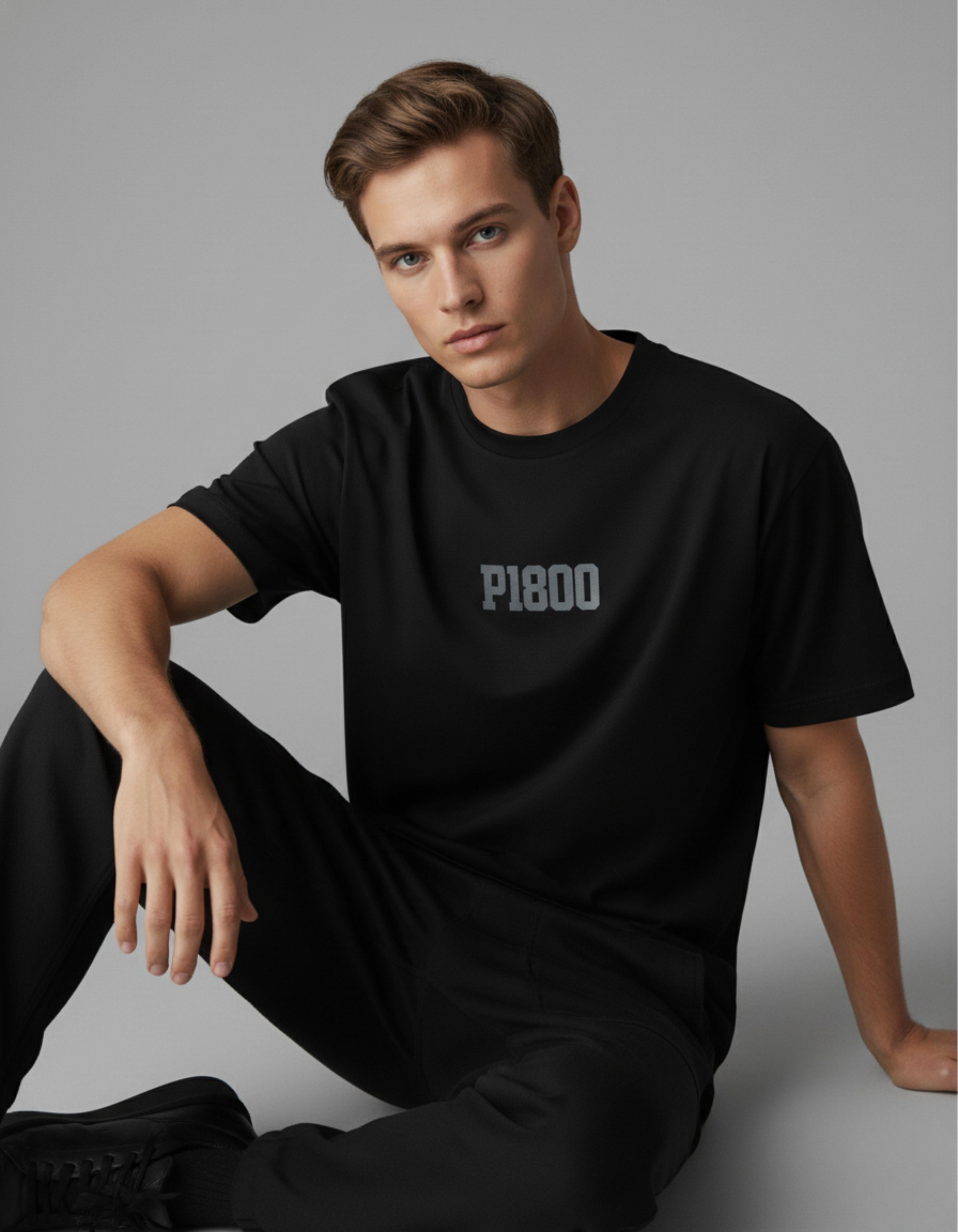 Black Volvo P1800 Printed T-Shirt