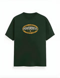 Bottle Green PowerDrive Printed T-Shirt