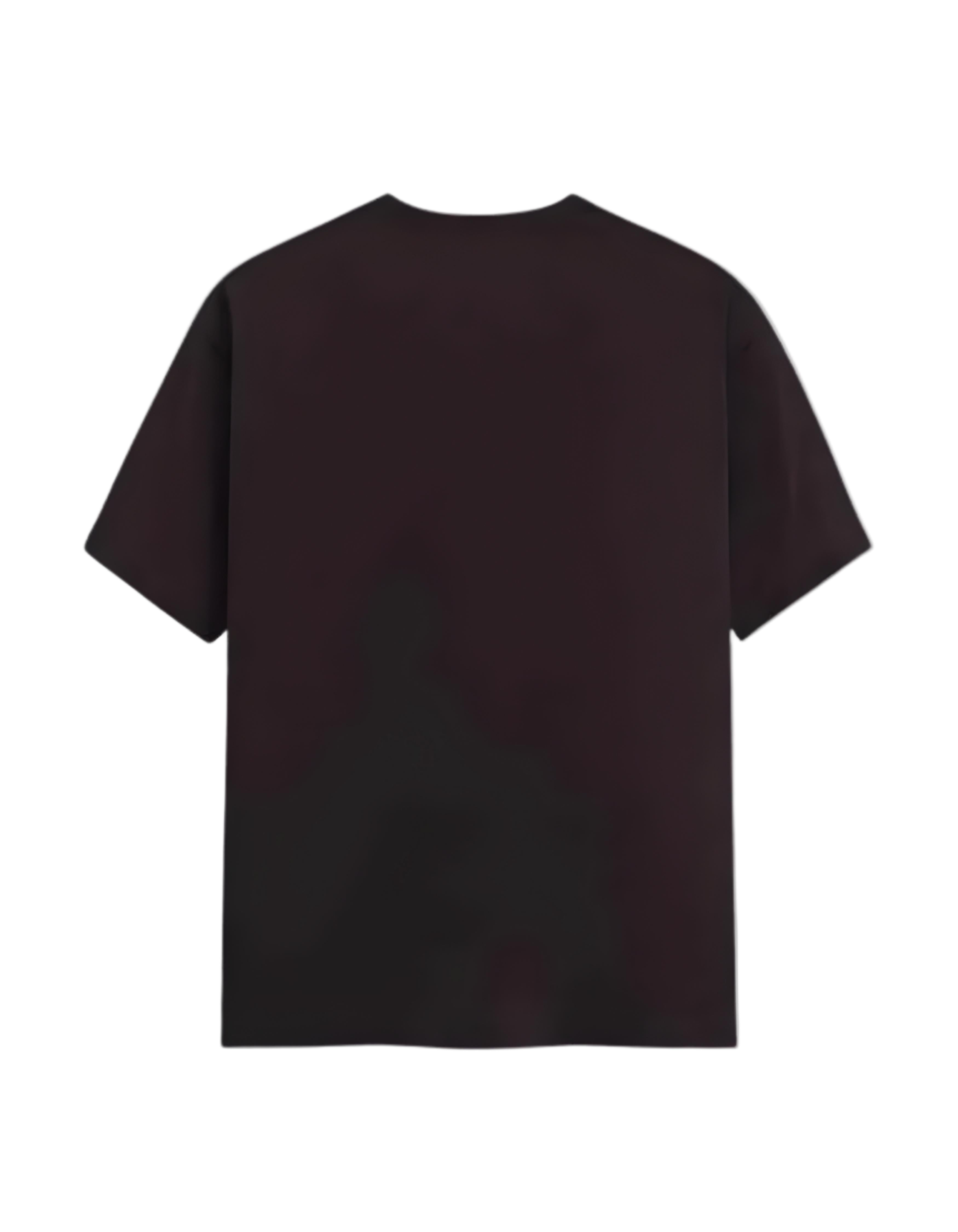 Coffee Brown Take It Easy Typography T-Shirt