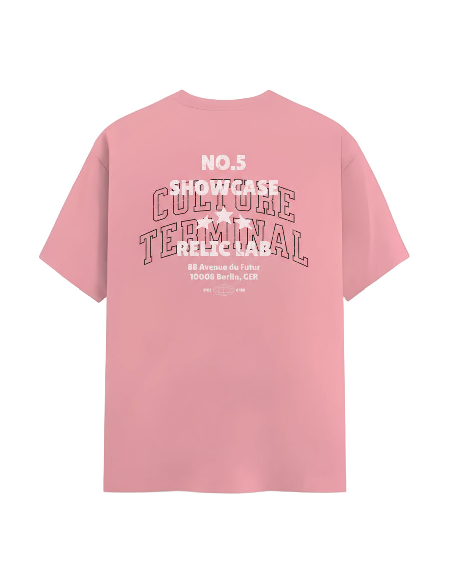 Flamingo Culture Terminal Typography T-Shirt