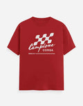 Red Campione Corsa Typography T-Shirt