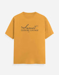 Golden Yellow Sunset Typography T-Shirt