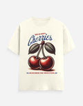 Off White Delicious Cherries Printed T-Shirt