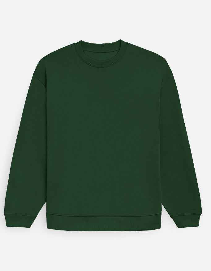 Green Outland Dept. Typography Oversized Sweatshirt