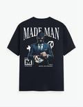 Navy Blue Made Man Printed T-Shirt
