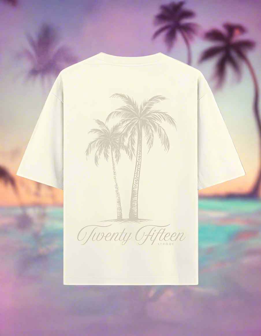 Off White Twenty Fifteen Oversized Printed T-Shirt