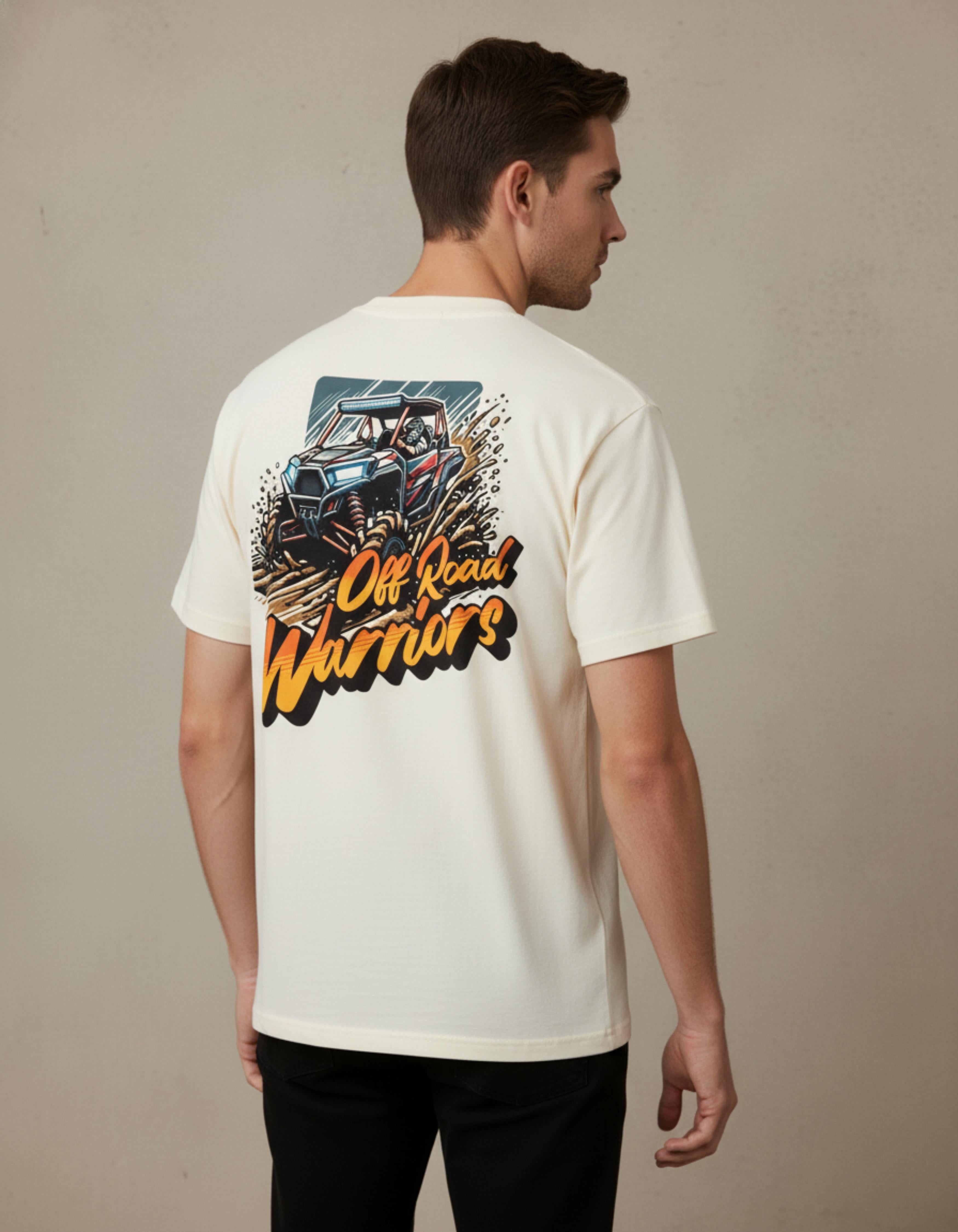 Off White Off Road Warriors Printed T-Shirt