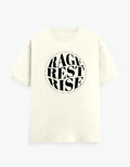 Off White Rage Rest Rise Typography T-Shirt
