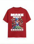 Red Make Money Printed T-Shirt