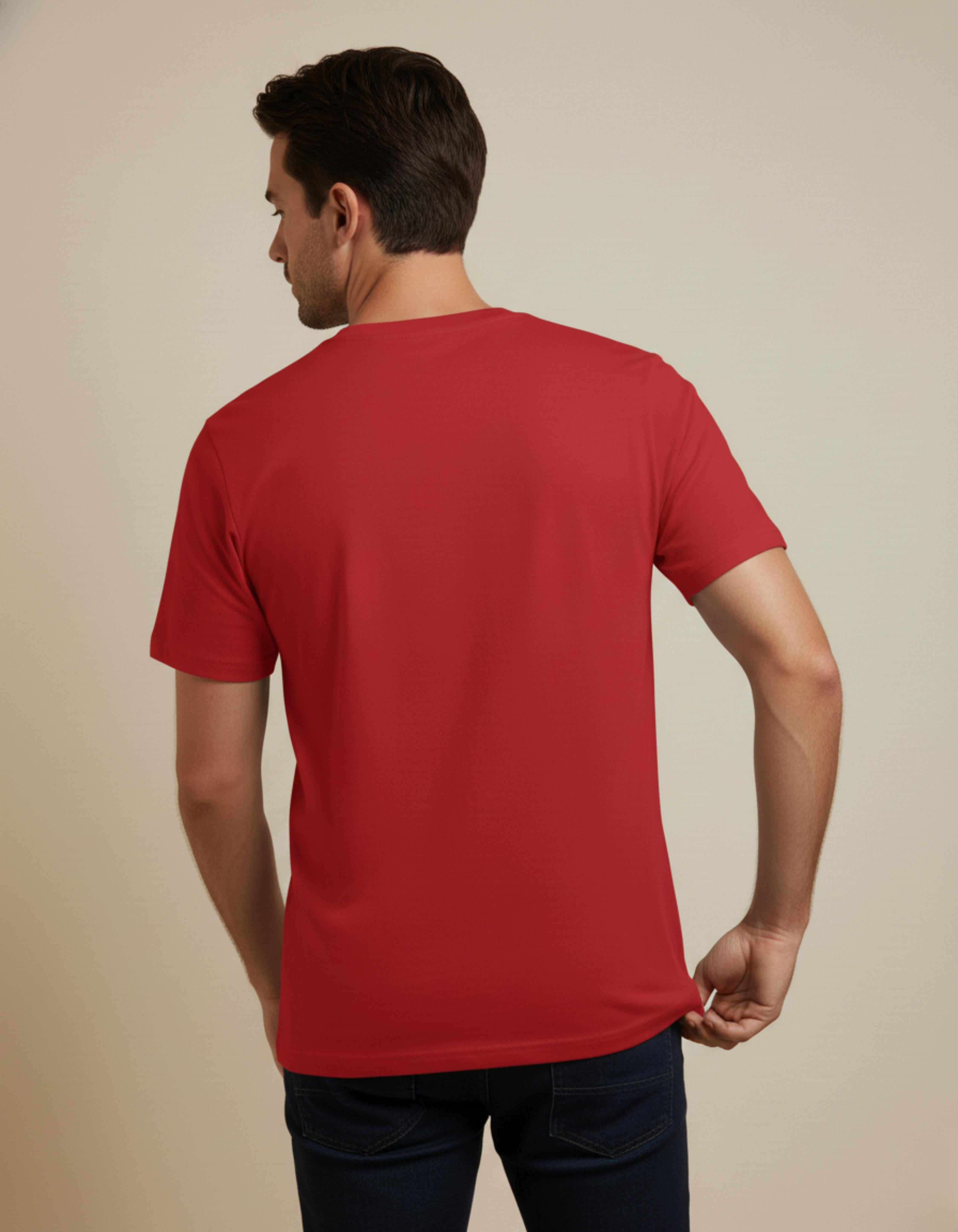Red Make Money Printed T-Shirt
