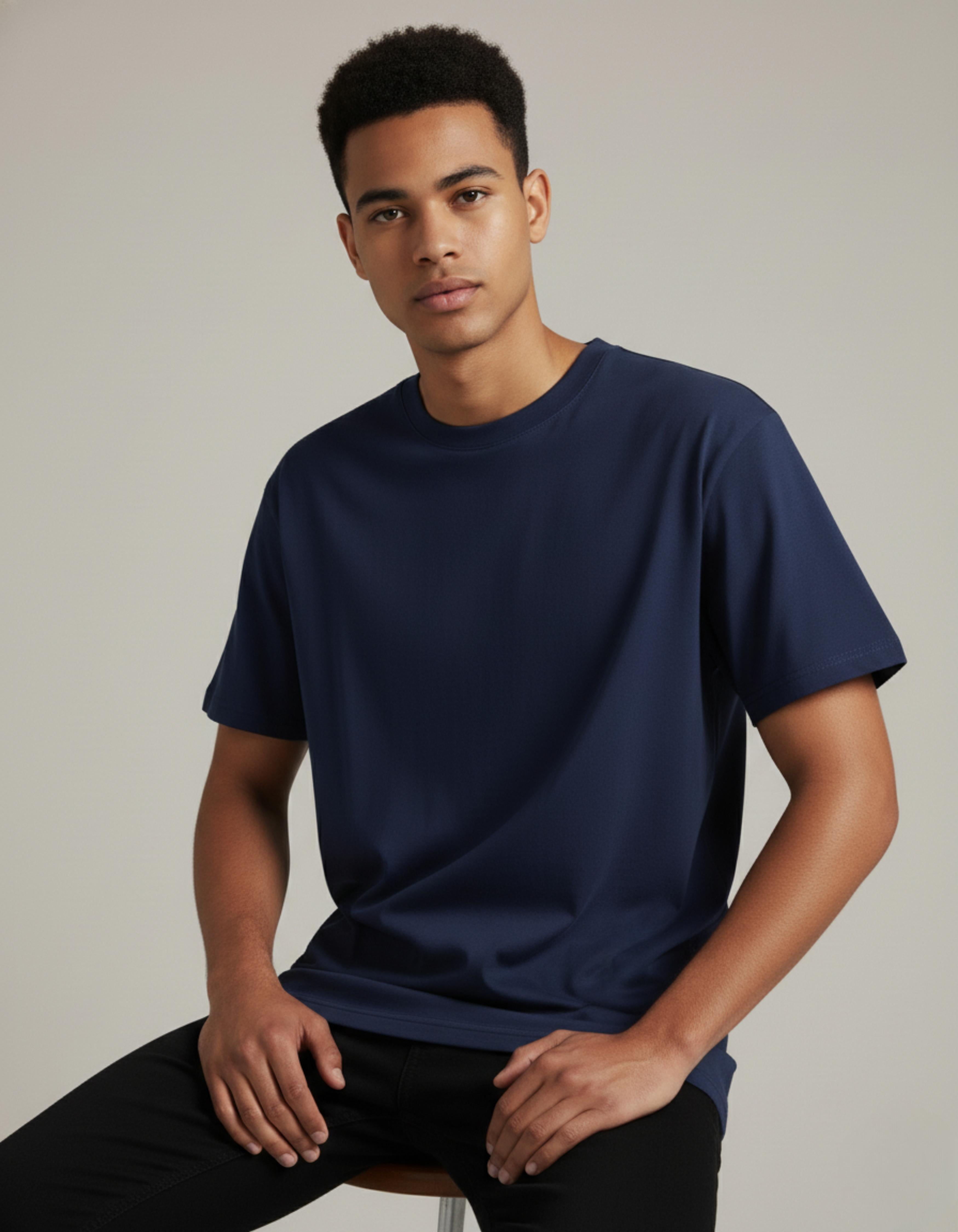 Royal Blue Once In a Lifetime Printed T-Shirt