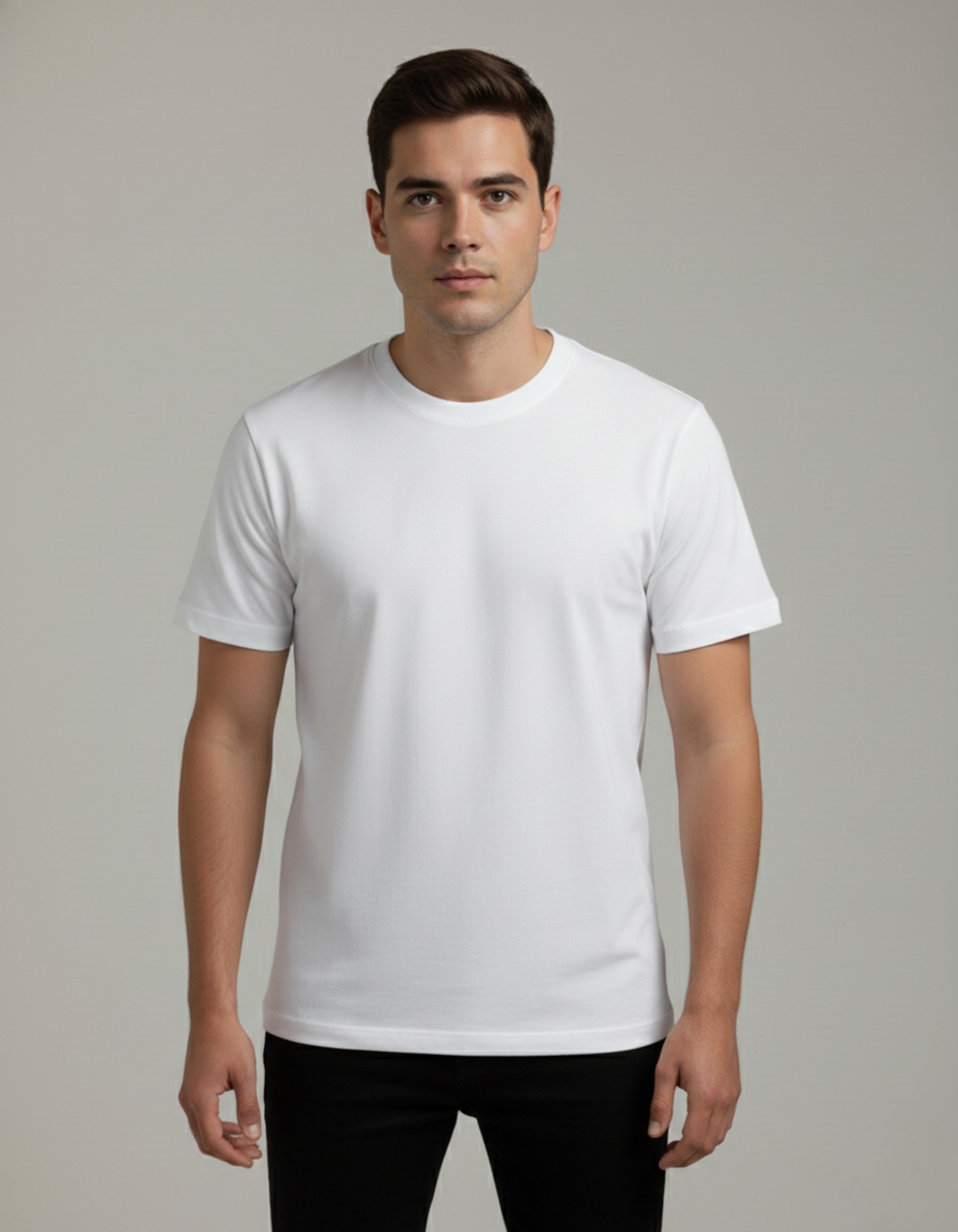 White Kyoto Printed T-Shirt