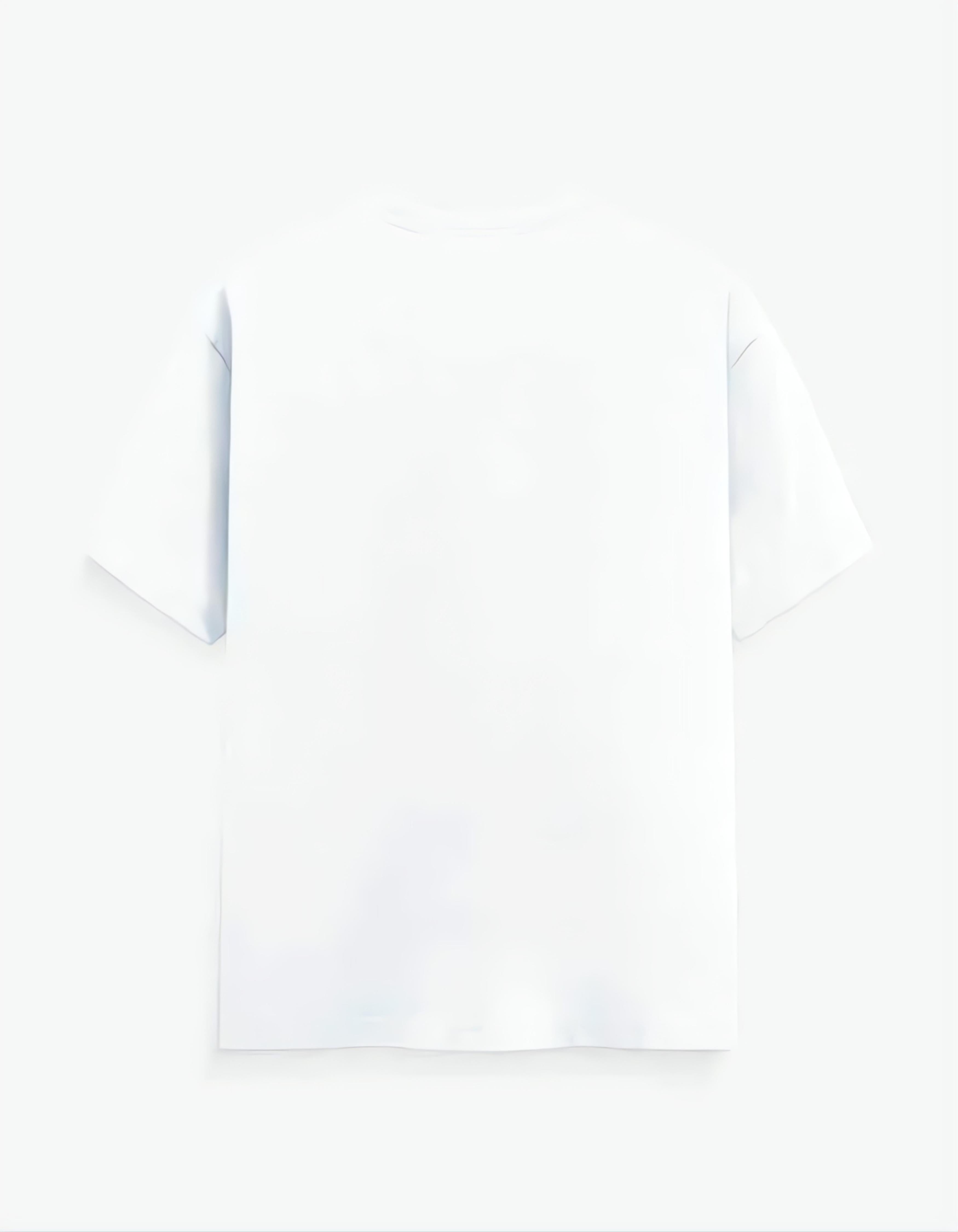 White Raise Your Glass Printed T-Shirt