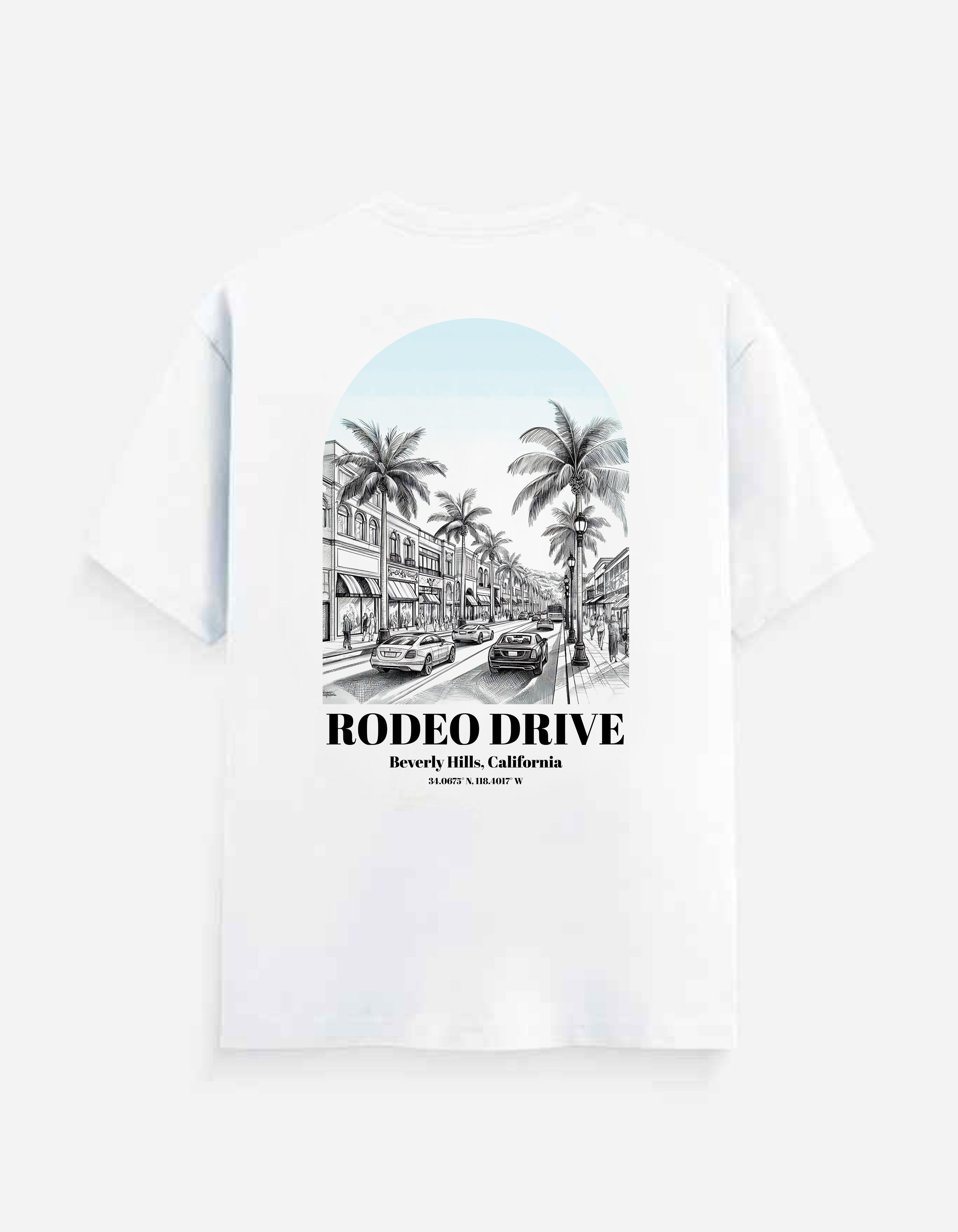 White Rodeo Drive Printed T-Shirt