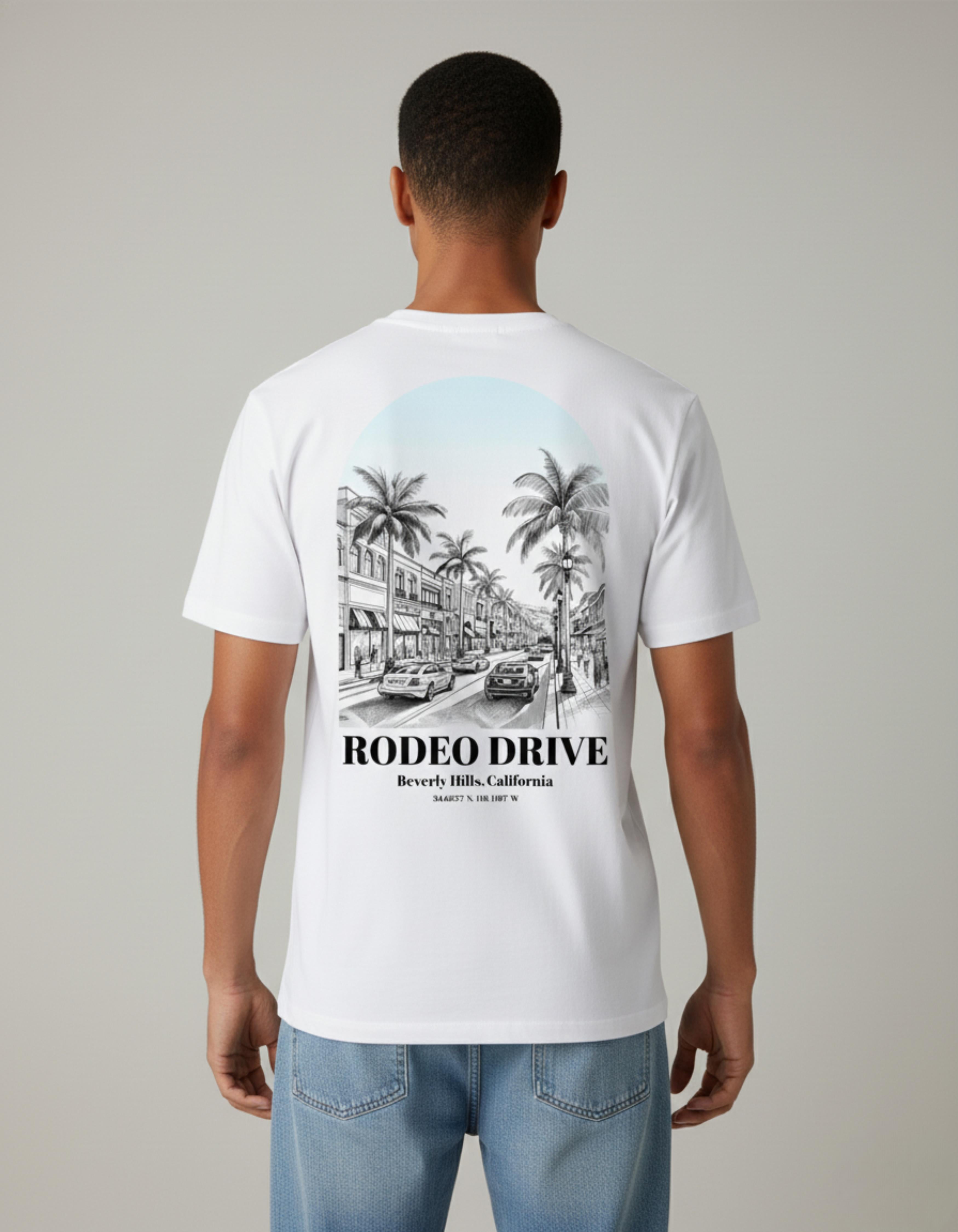 White Rodeo Drive Printed T-Shirt