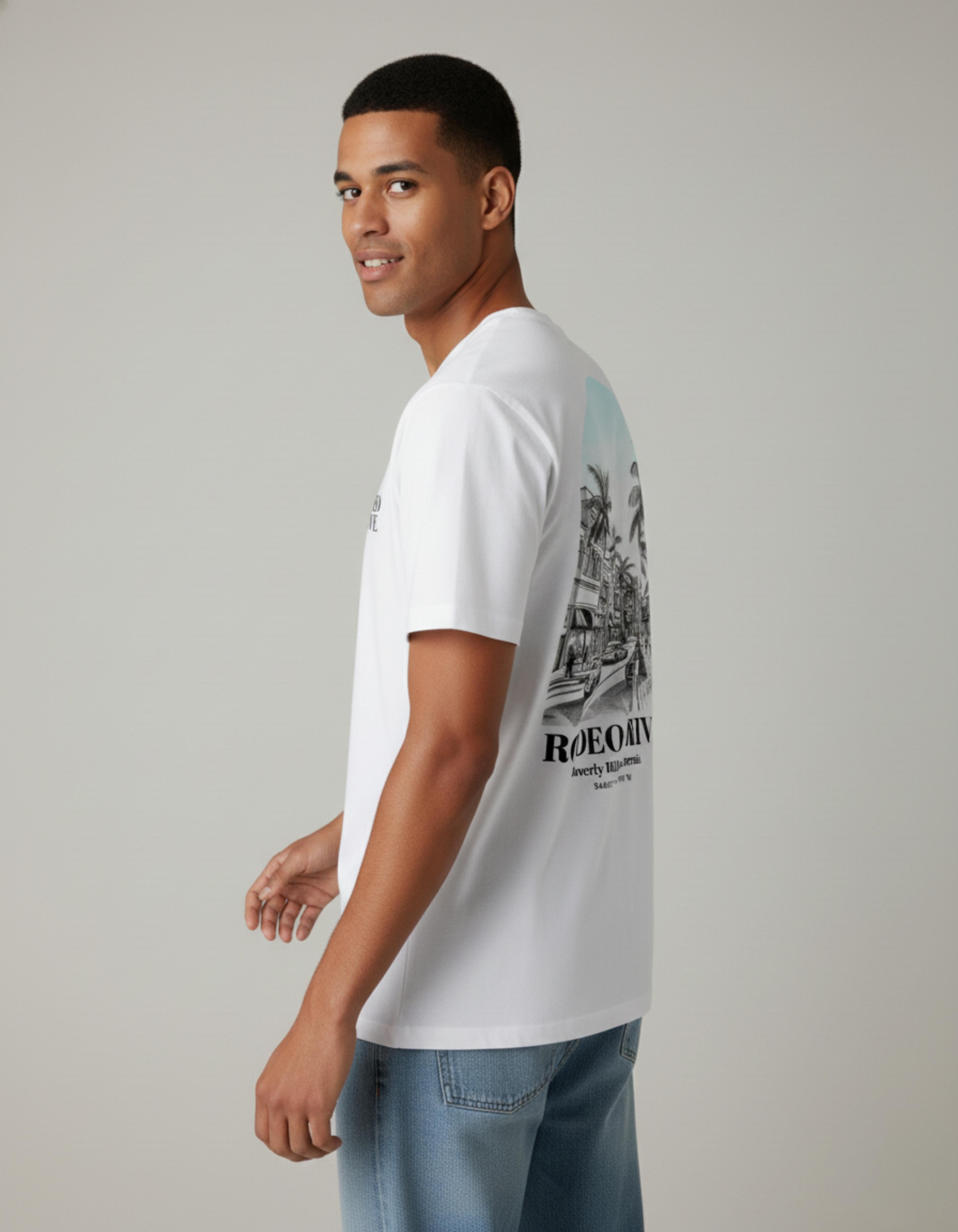White Rodeo Drive Printed T-Shirt