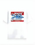 White West Coast Typography T-Shirt