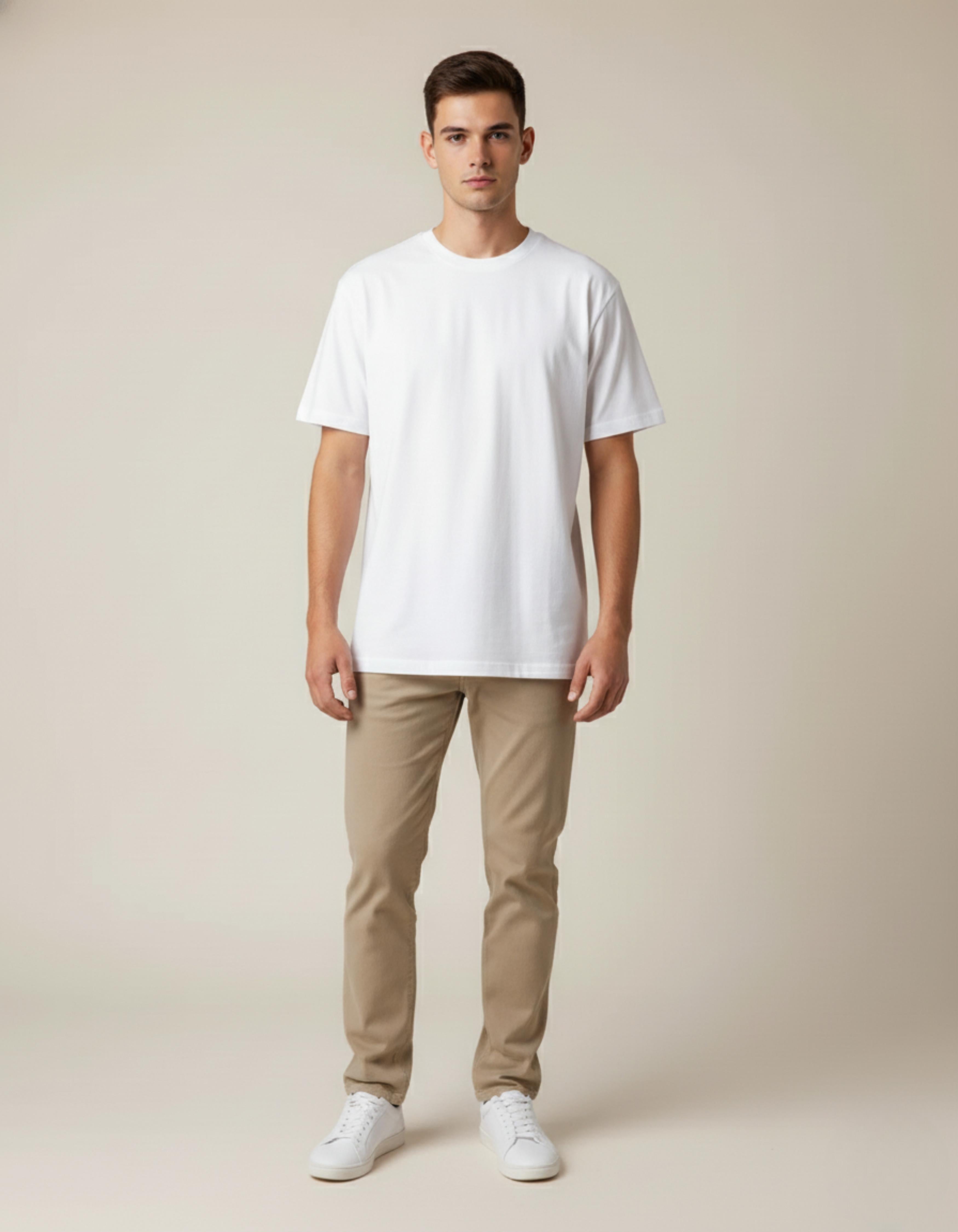 White West Coast Typography T-Shirt