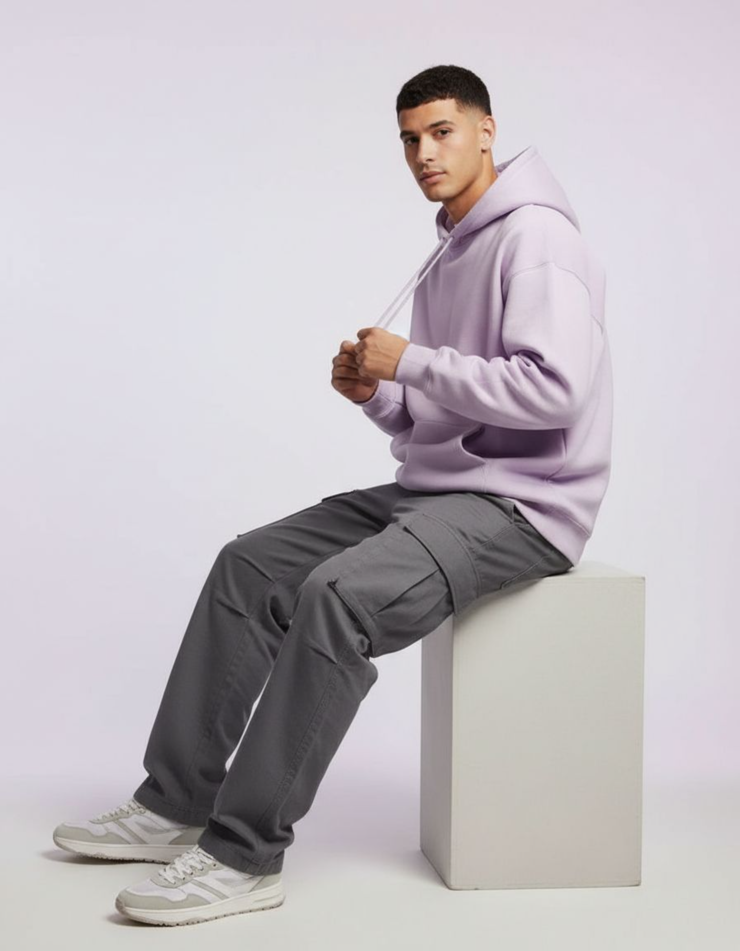 Basic Baby Pink Oversized Hoodie