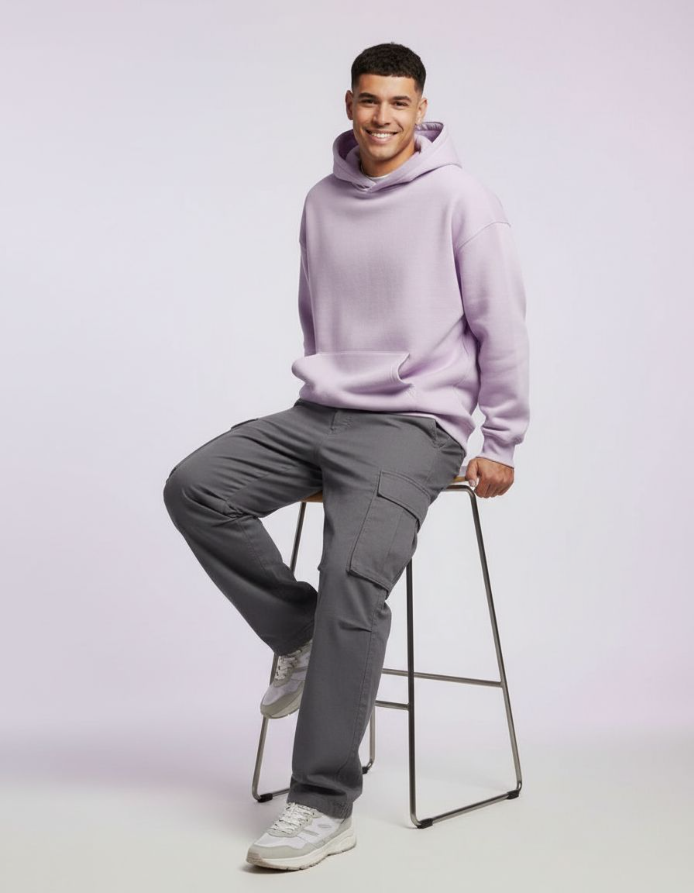 Basic Baby Pink Oversized Hoodie