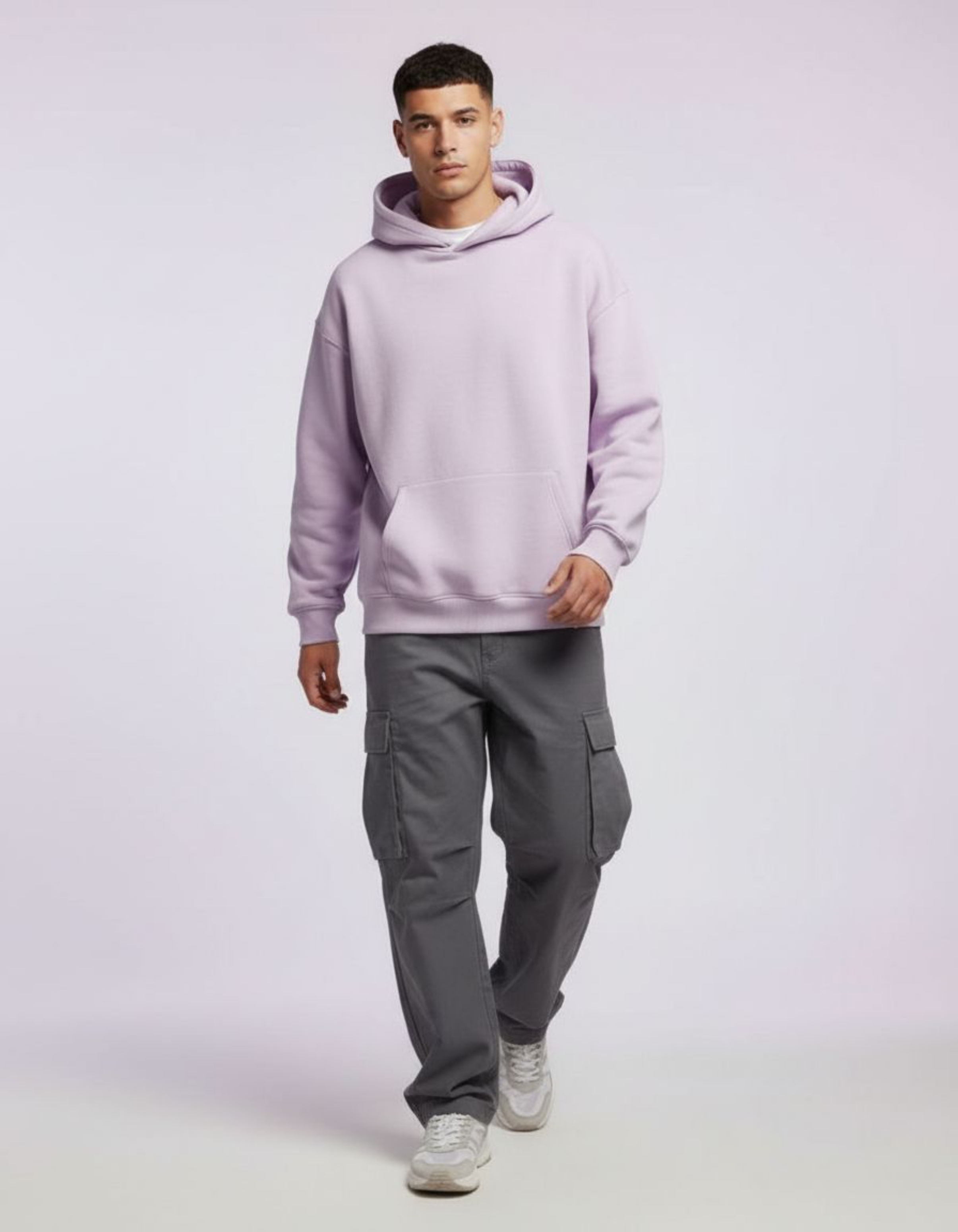 Basic Baby Pink Oversized Hoodie