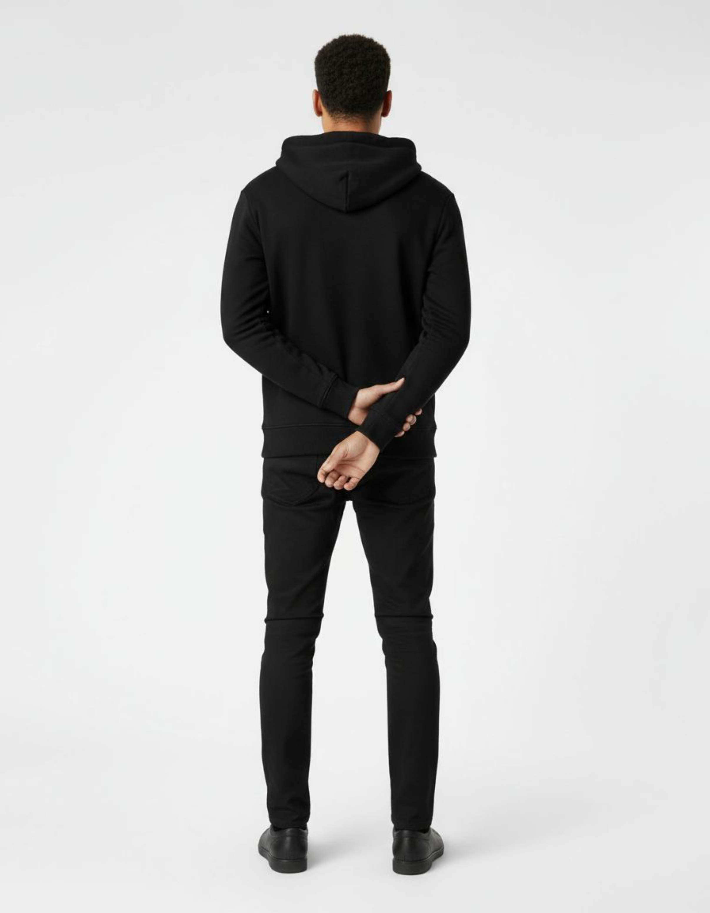 Solid Black Hoodie