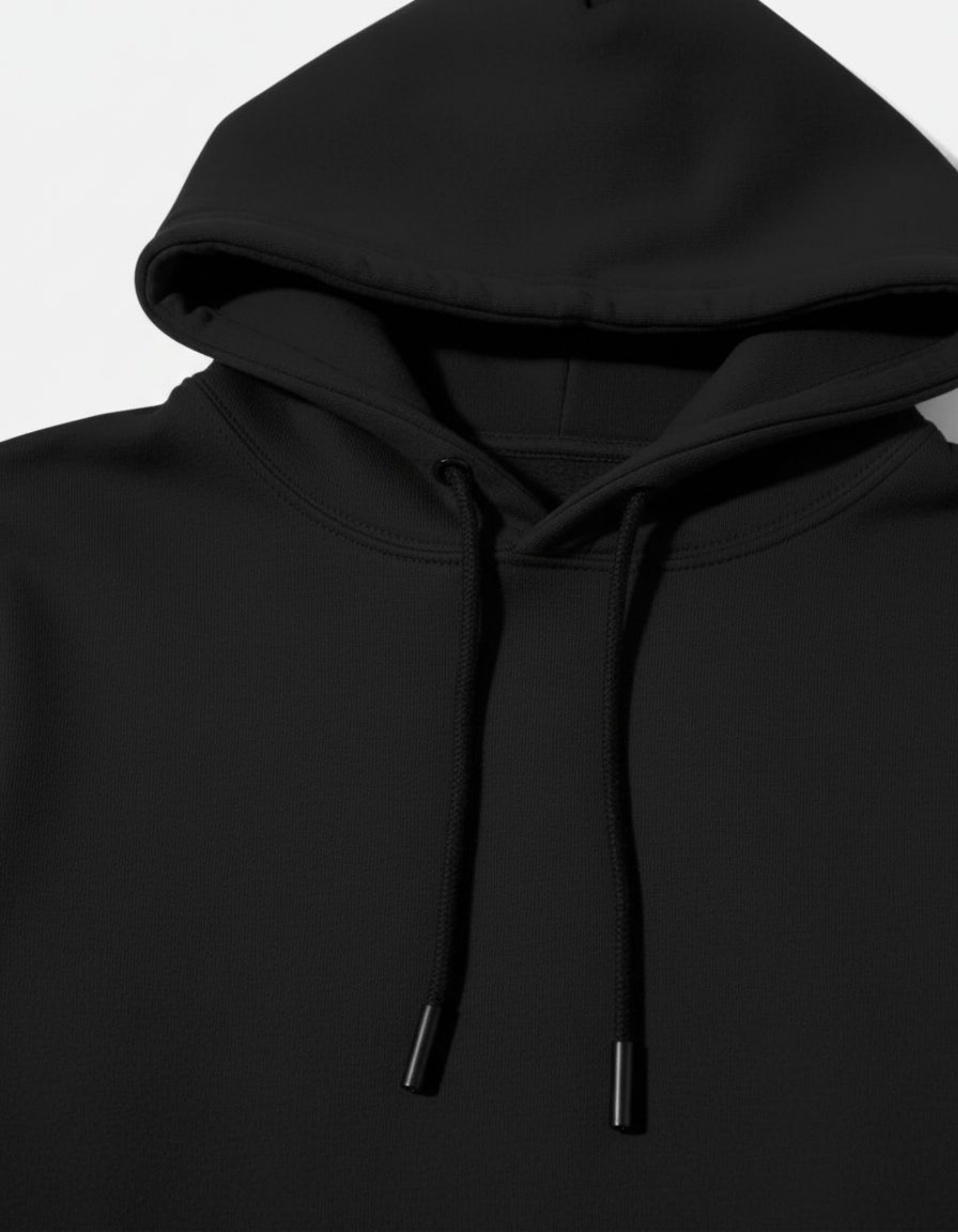 Solid Black Hoodie