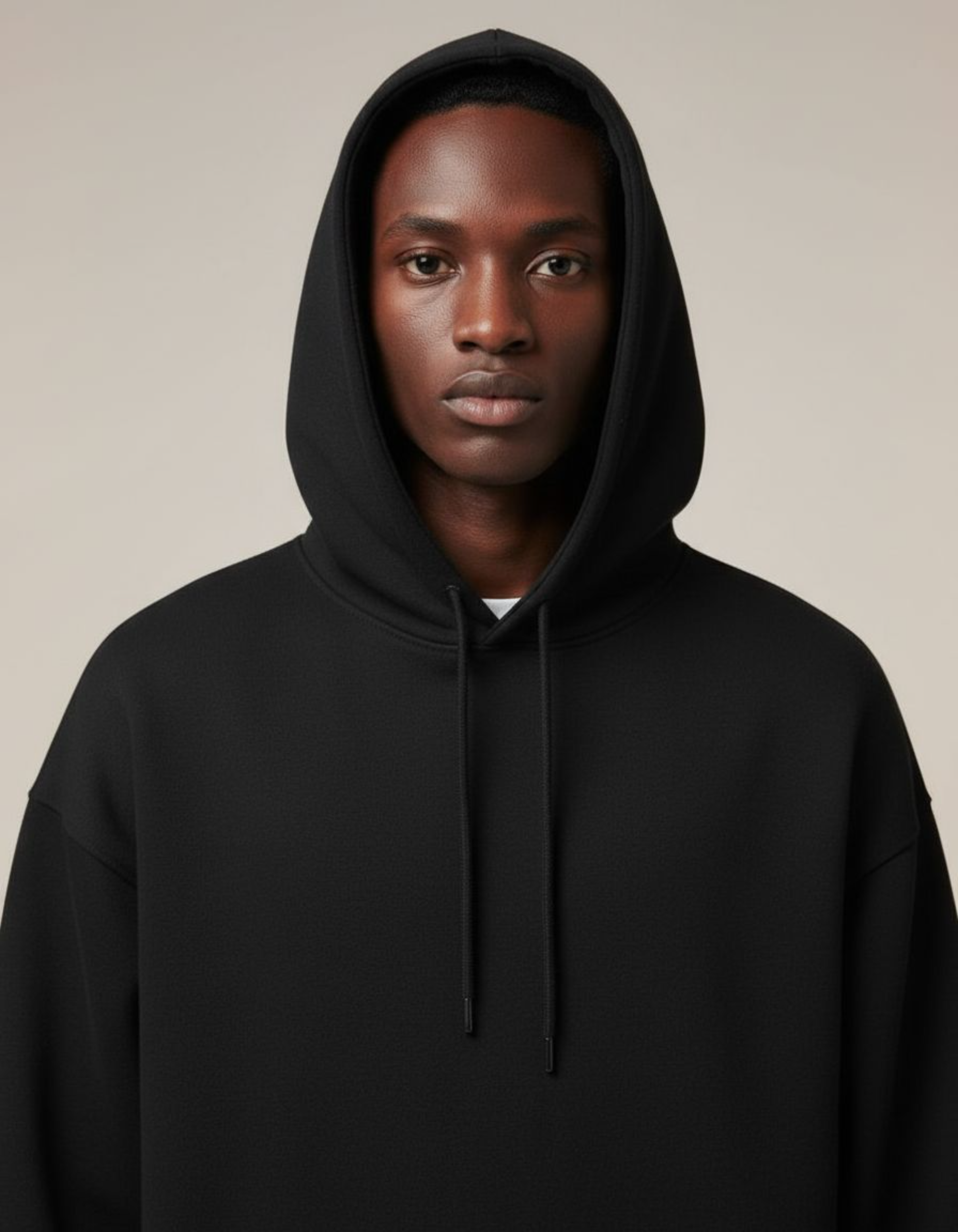 Basic Black Oversized Hoodie