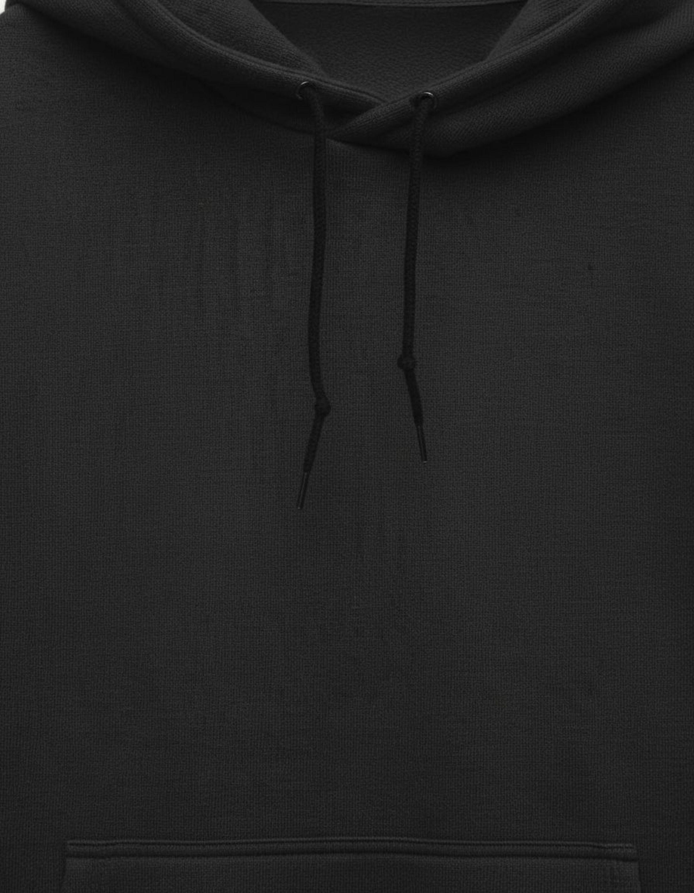 Basic Black Oversized Hoodie