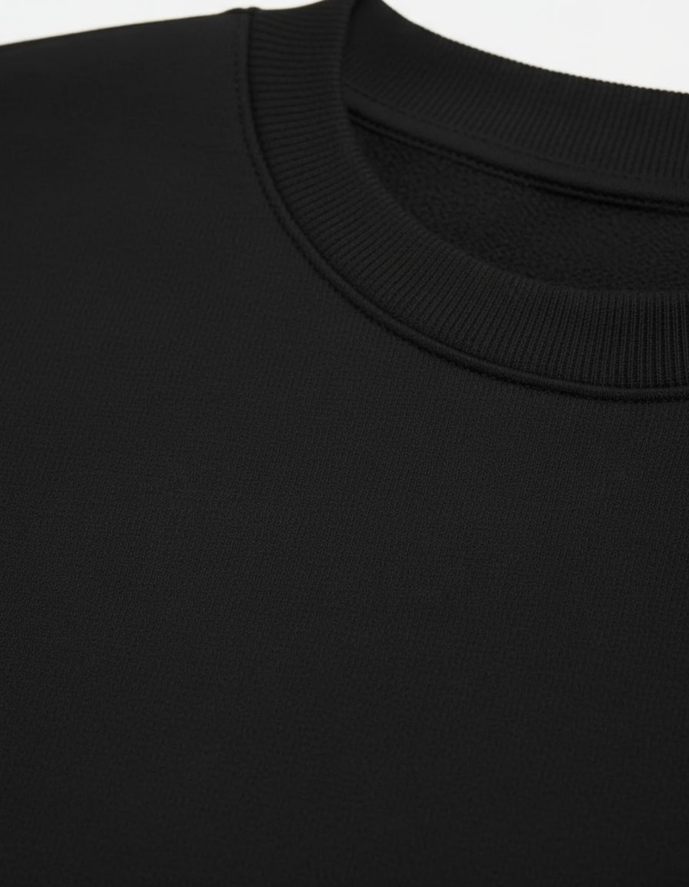 Solid Black Sweatshirt