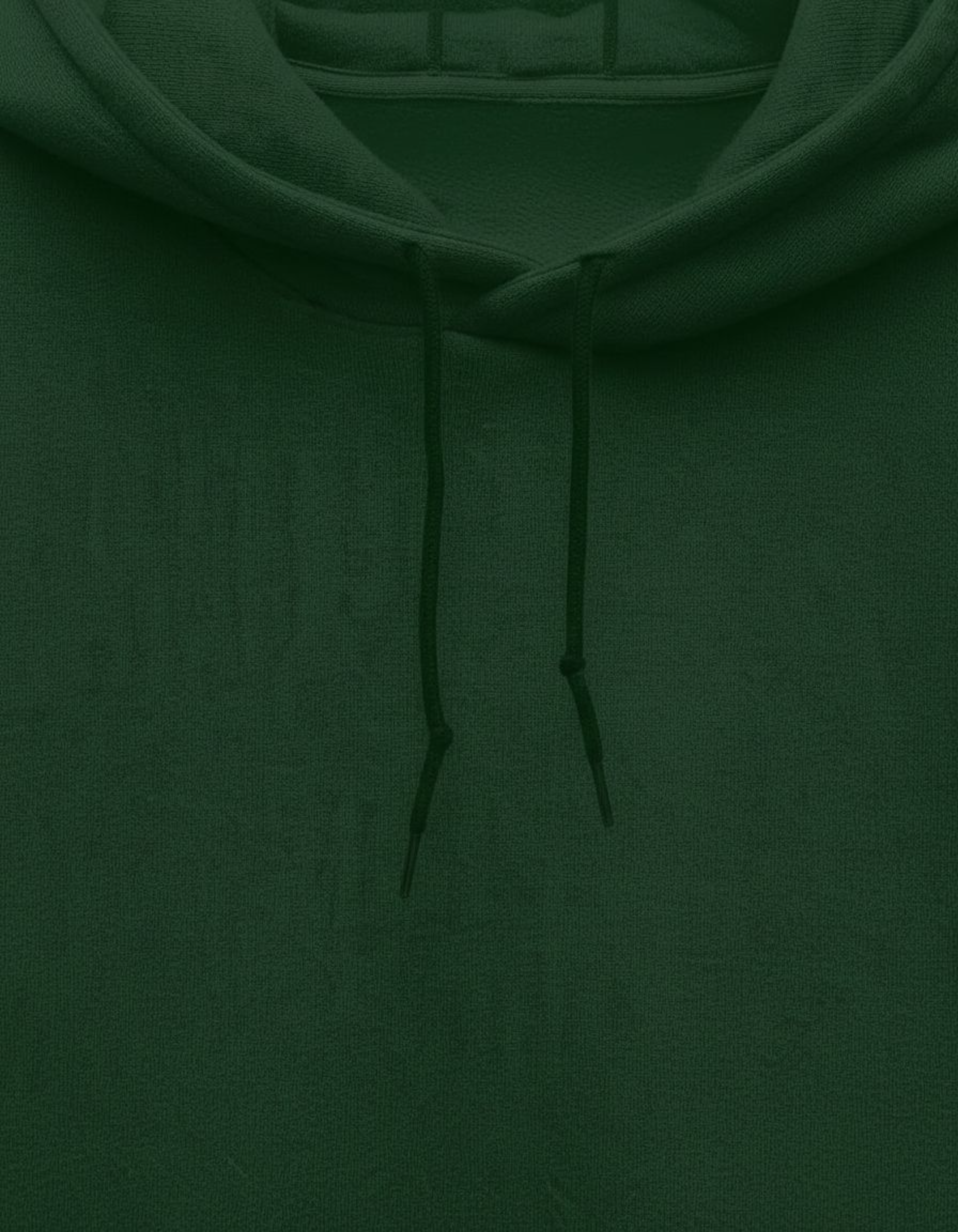 Basic Bottle Green Oversized Hoodie