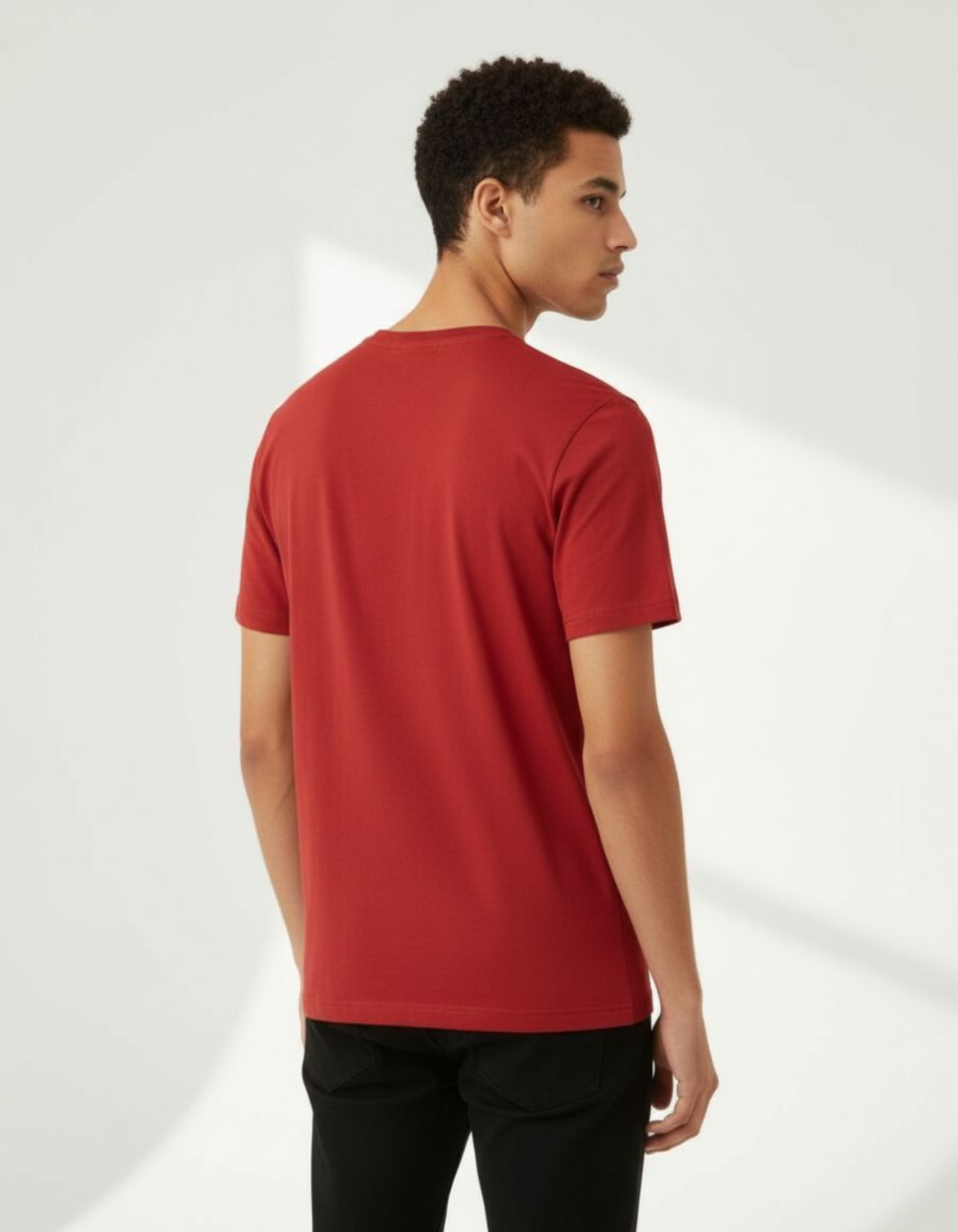 Red Campione Corsa Typography T-Shirt