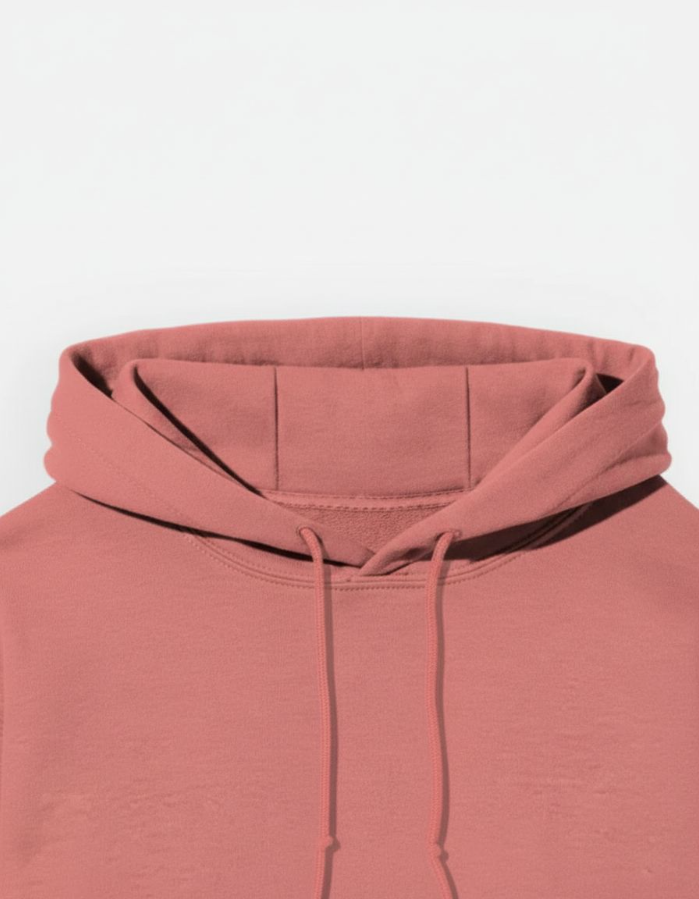Solid Coral Hoodie