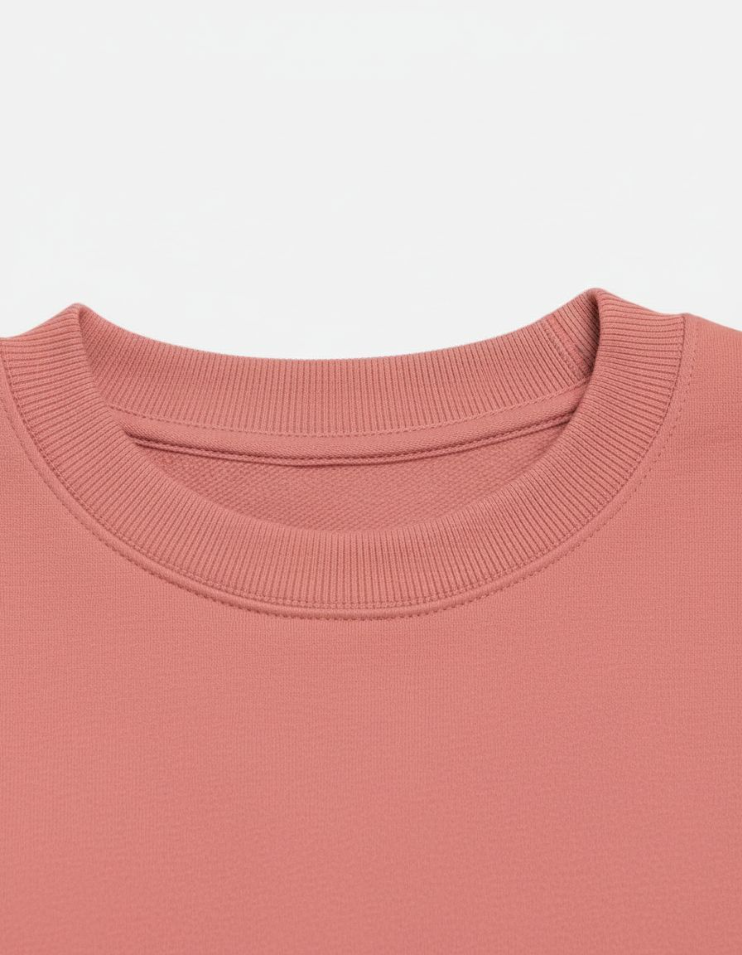 Solid Coral Sweatshirt