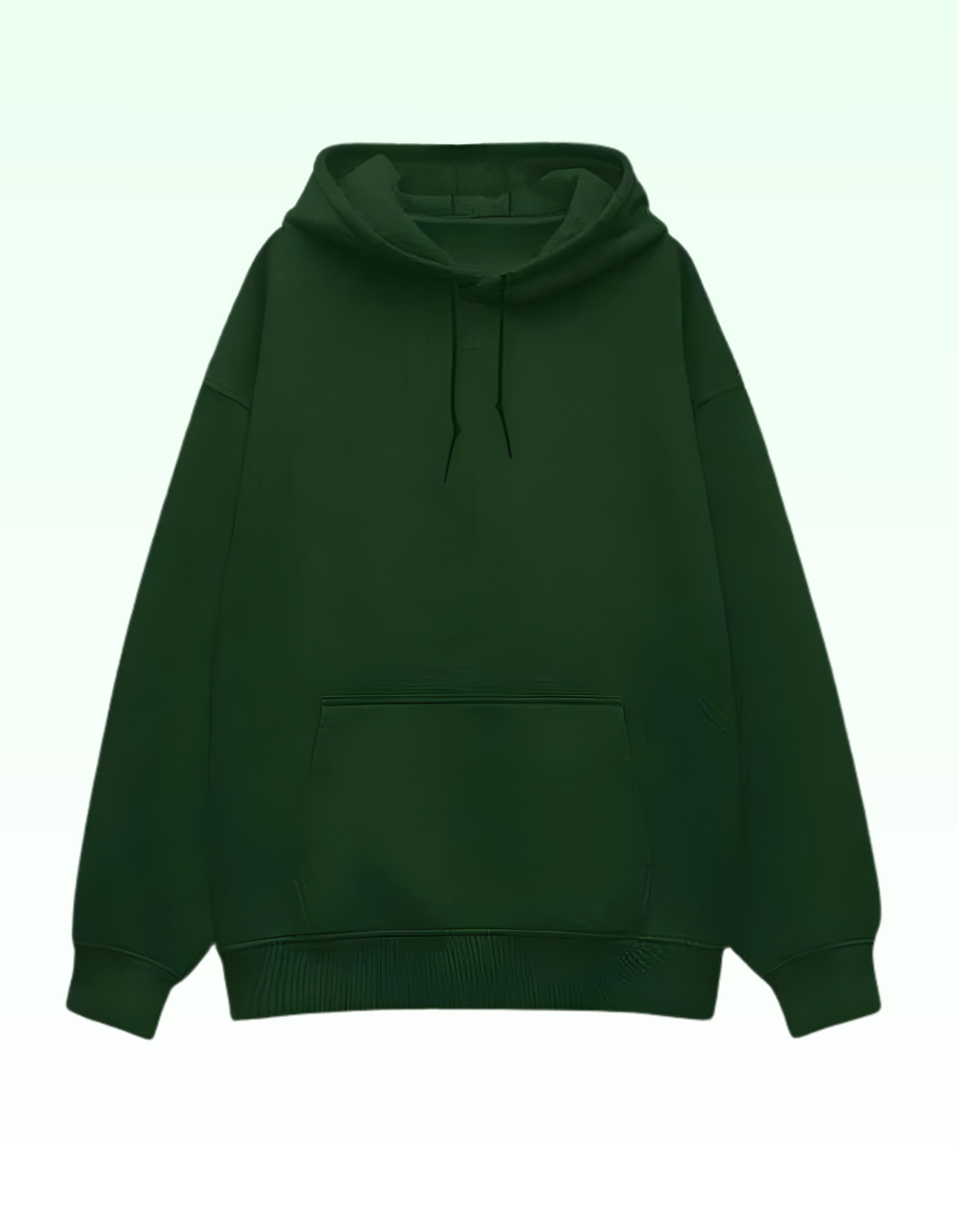 Green Defend Your Legacy Printed Oversized Hoodie