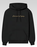 Black Eternal Legacy Printed Hoodie