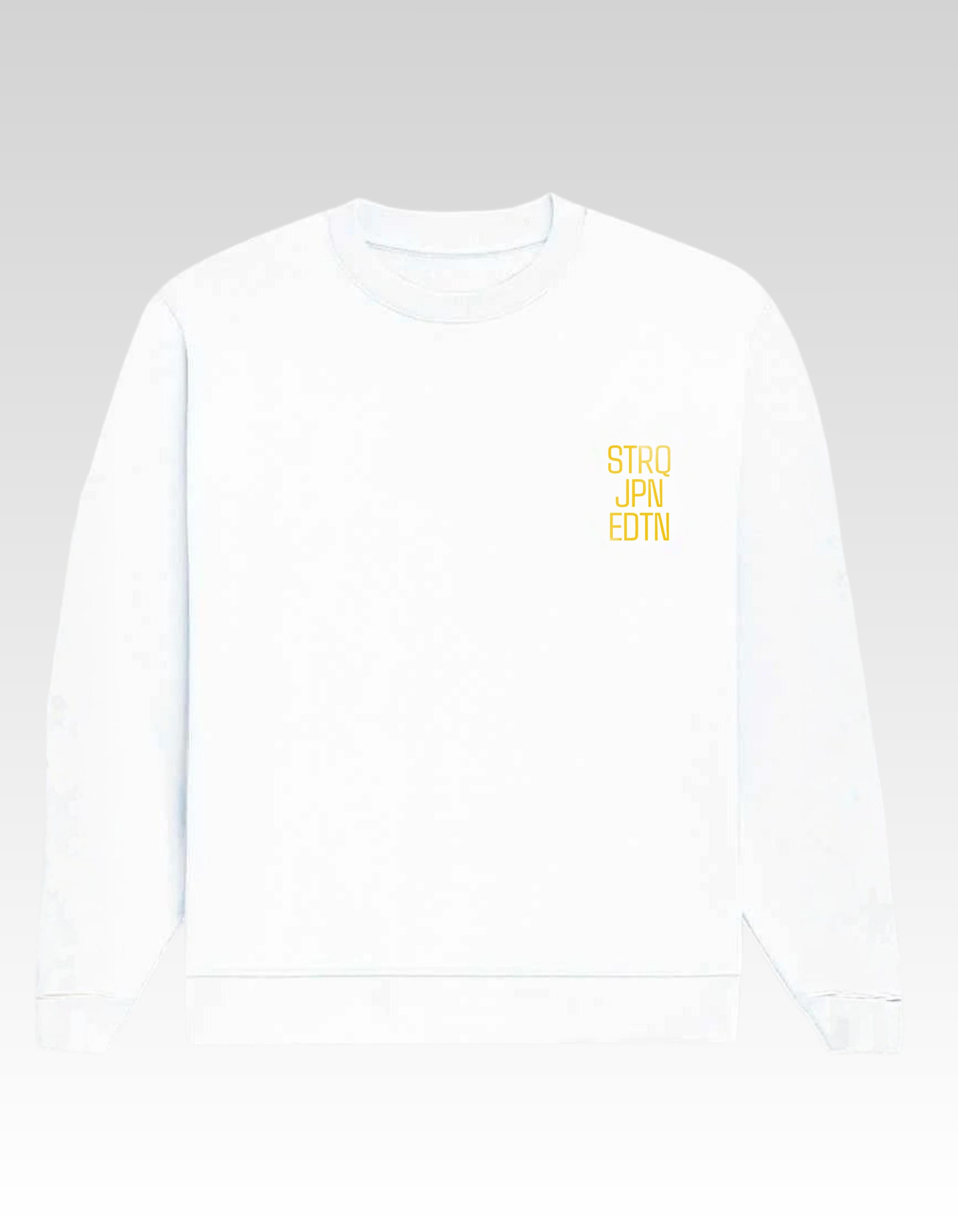 White Mount Fuji Printed Sweatshirt